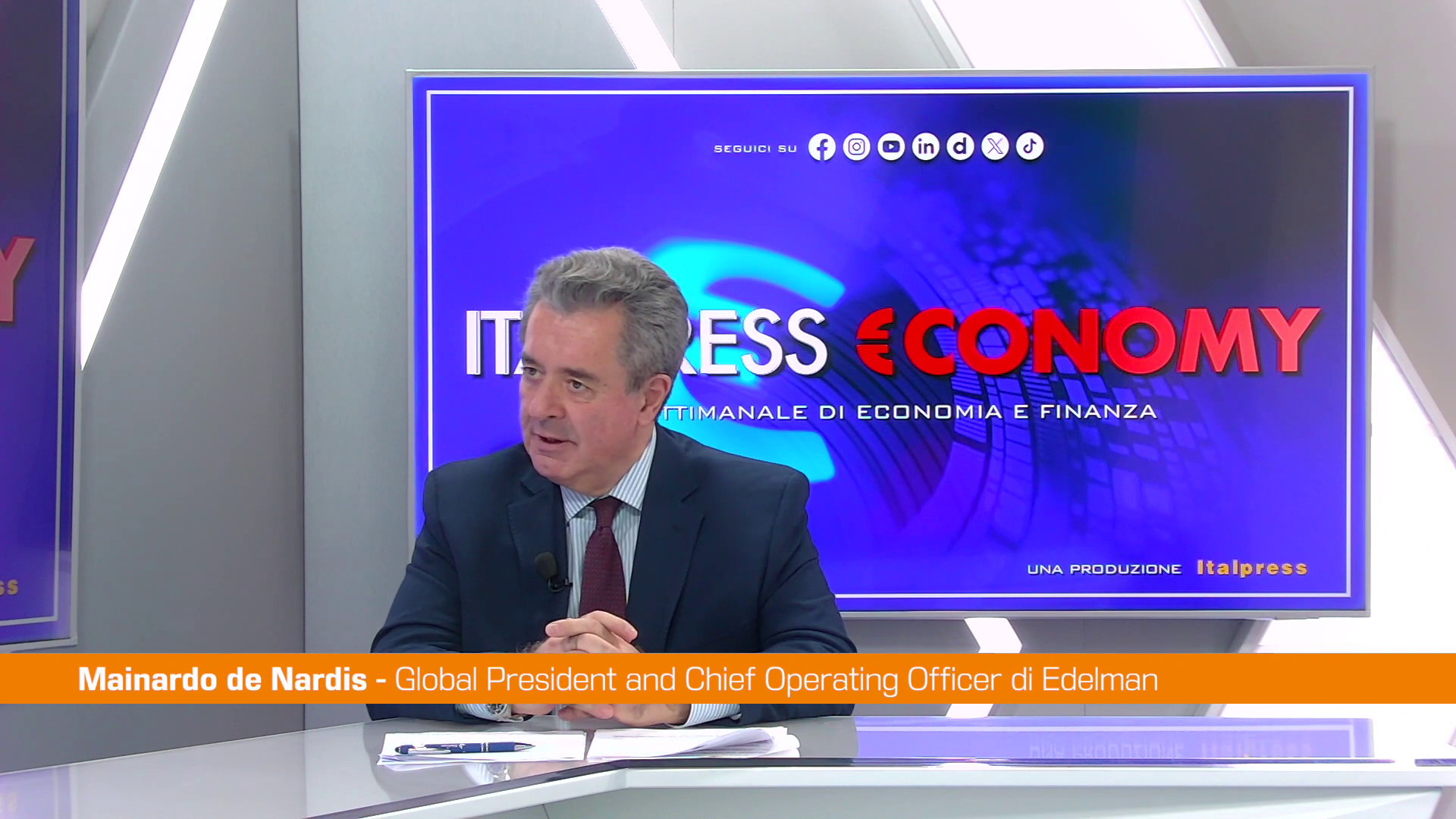 de Nardis “Viviamo l'era della chiusura, ma il Made in Italy riesce a resistere”