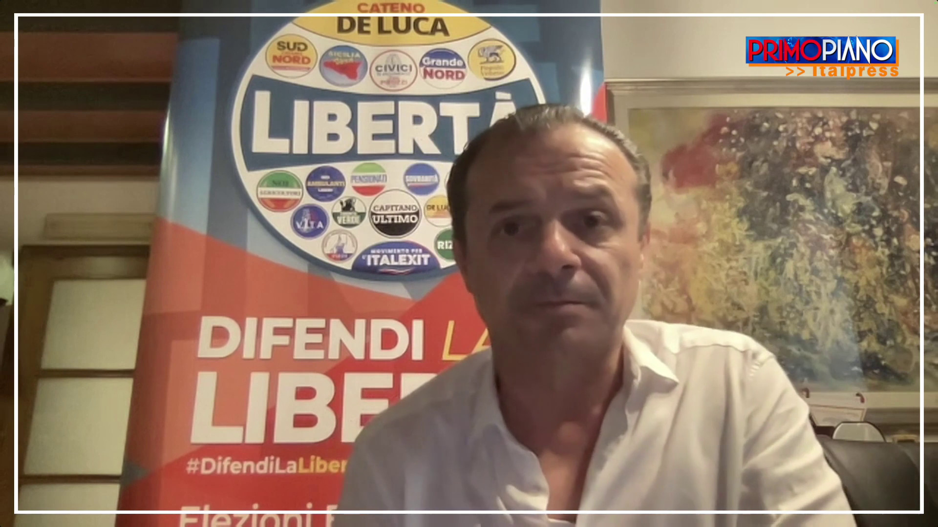 Europee, De Luca “Lista Libertà è progetto anti-sistema ma credibile”