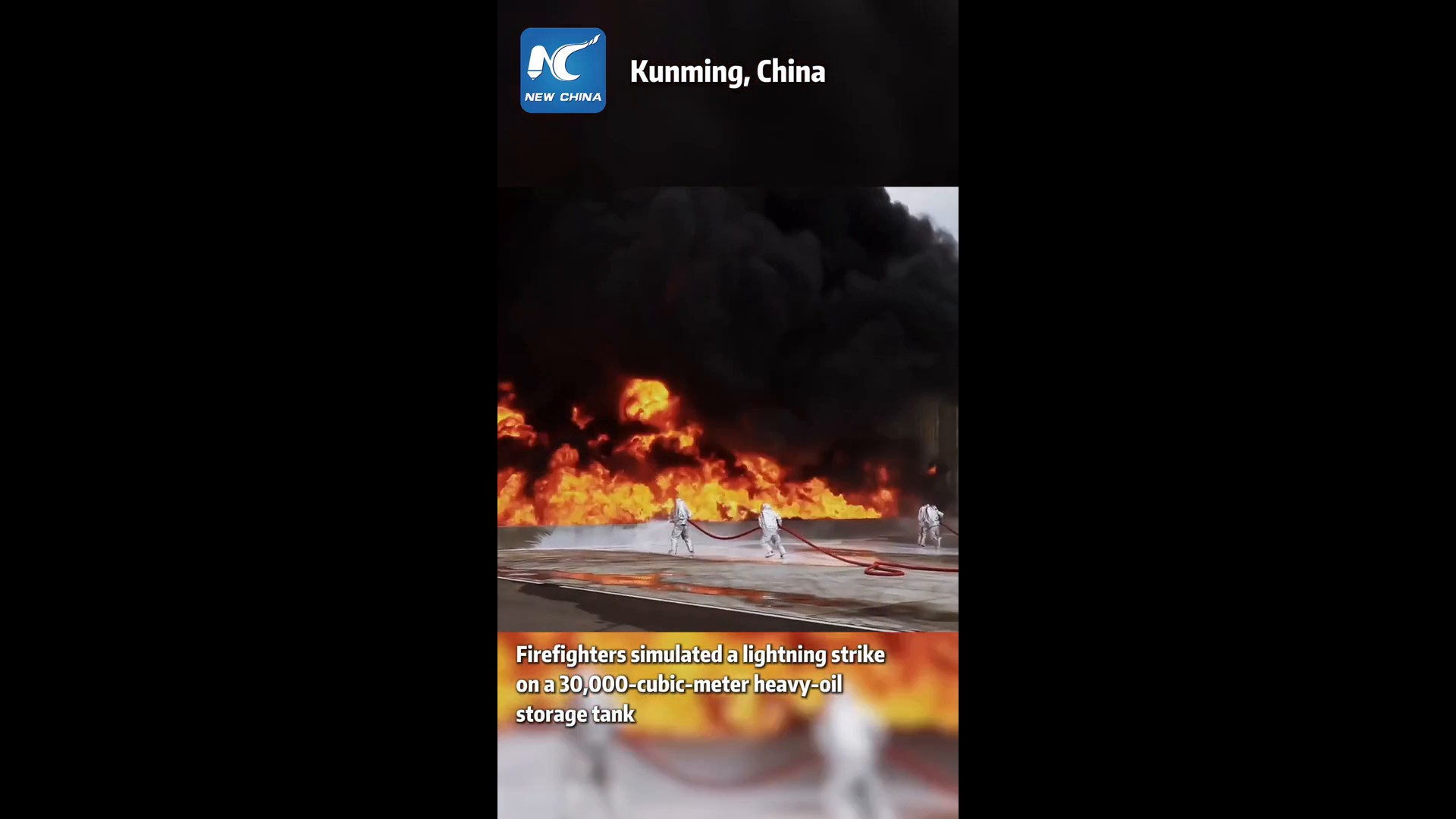 Cina, esercitazione antincendio 