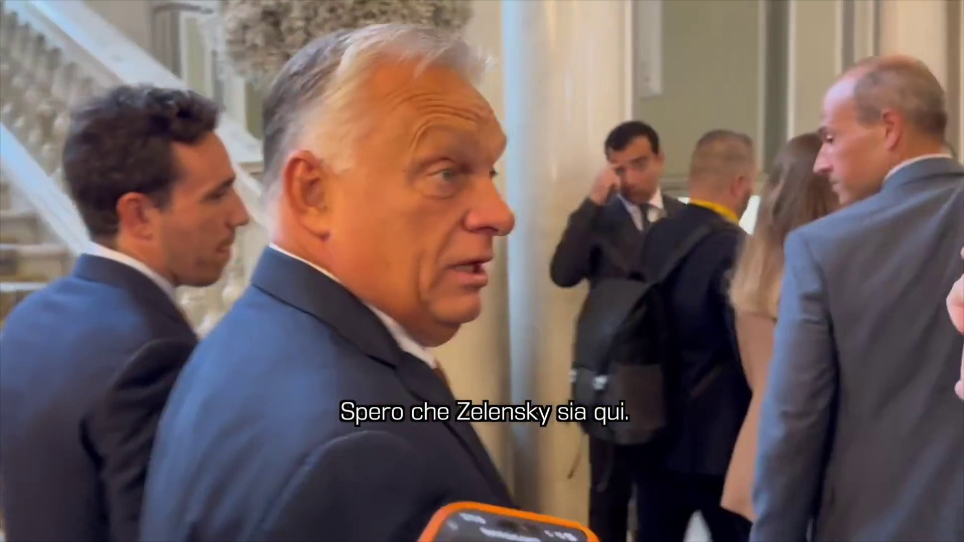 Orban “Spero che Zelensky sia qui a Cernobbio”