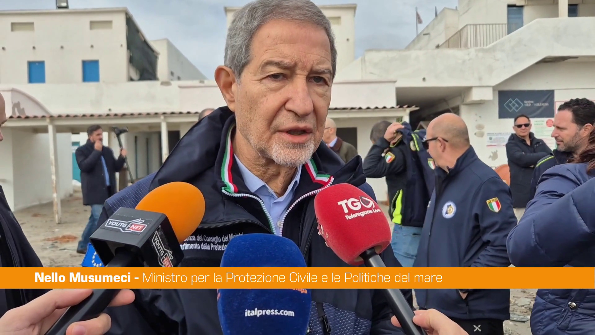 Maltempo,Musumeci a Cagliari 