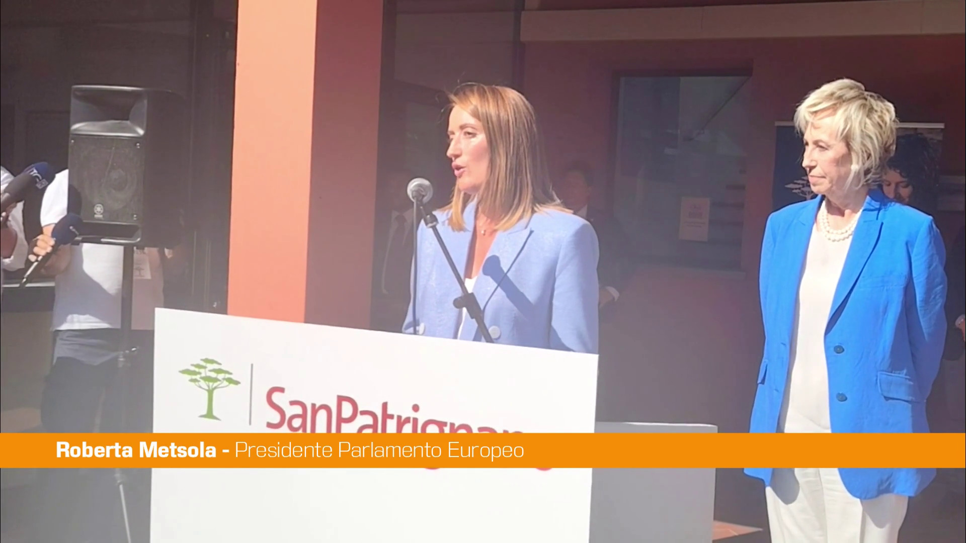Metsola a San Patrignano 
