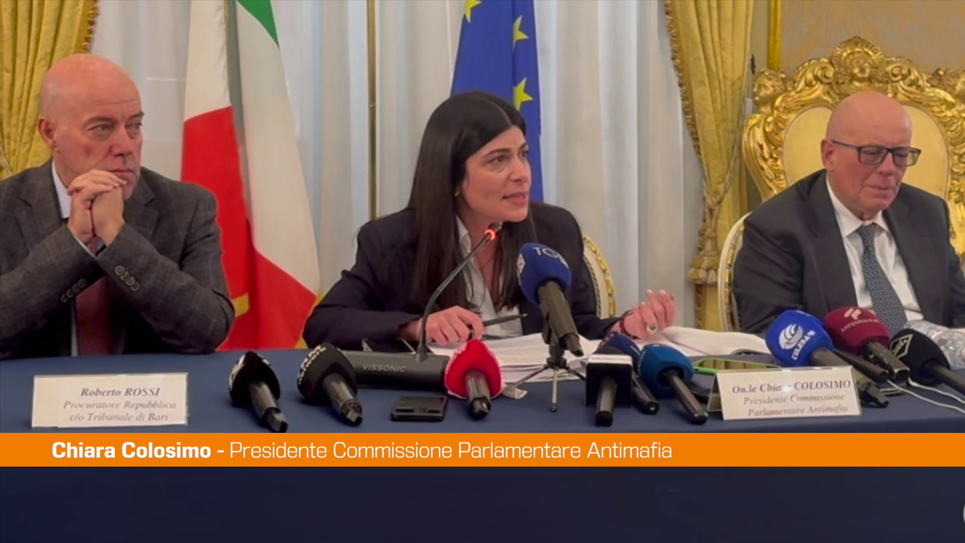 Commissione Antimafia a Bari, Colosimo 