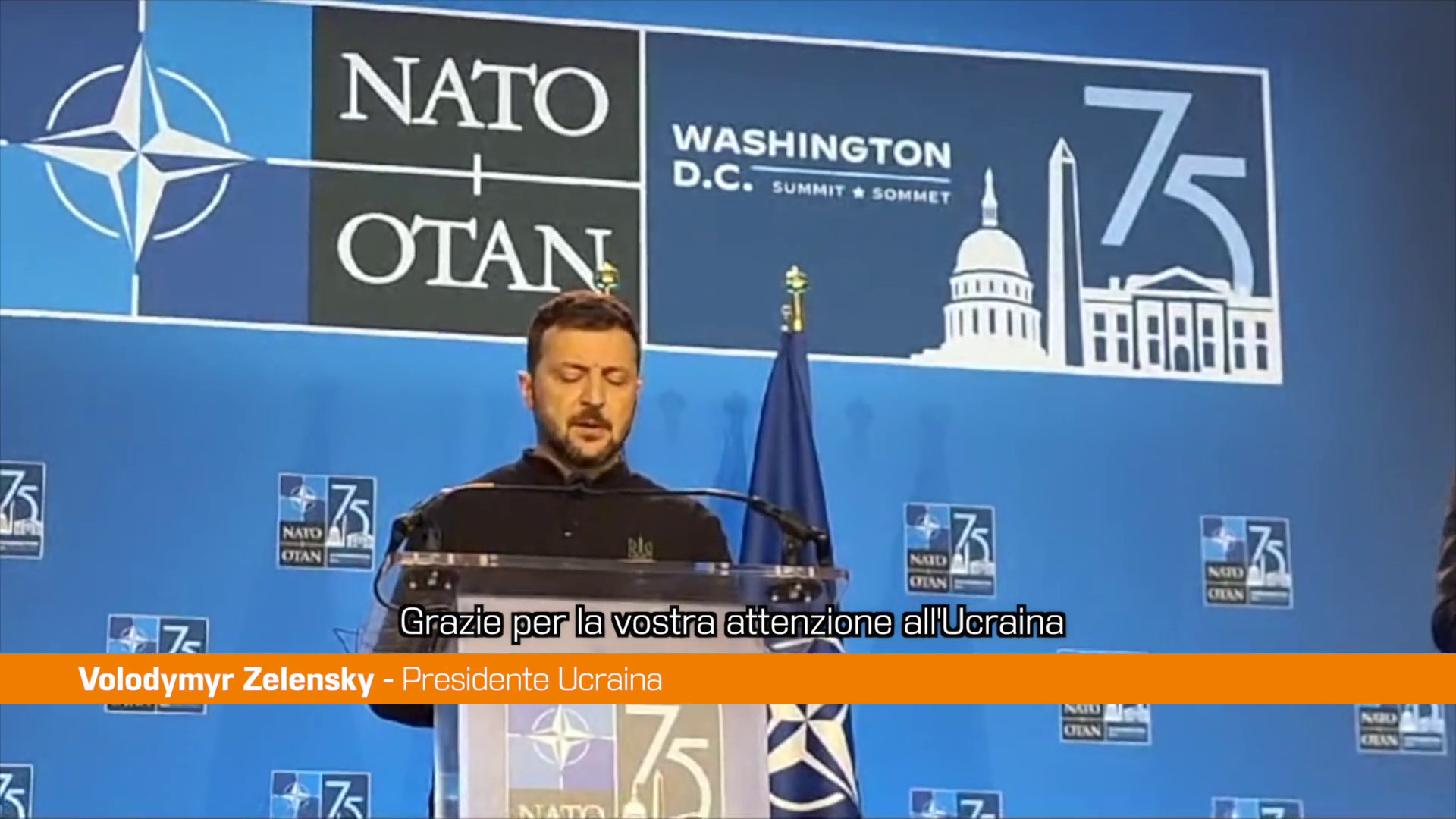 Zelensky alla Nato 