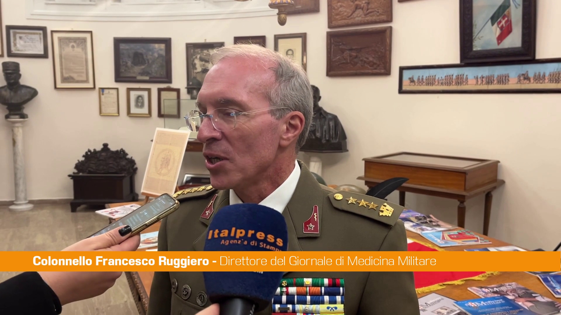 A Roma la mostra del Giornale di Medicina Militare, Ruggiero 