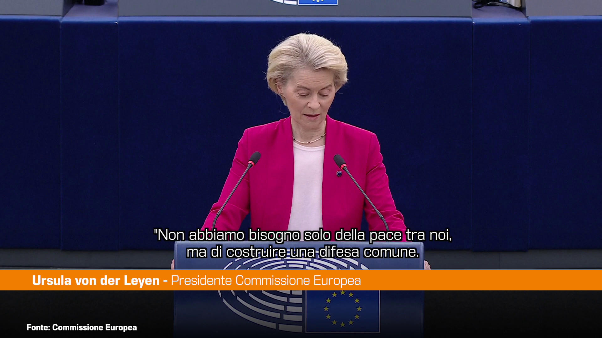 Ue, von der Leyen cita De Gasperi