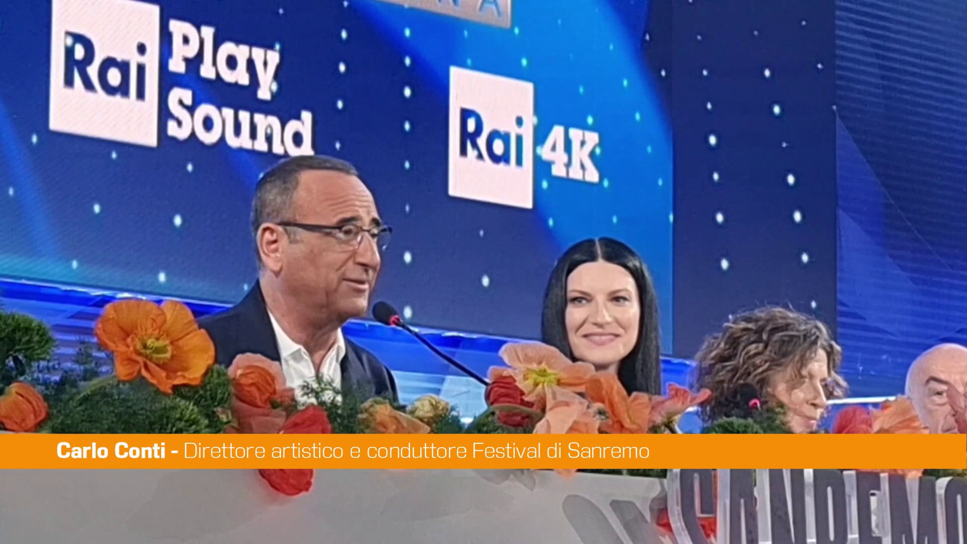 Carlo Conti dedica il Festival di Sanremo a Pippo Baudo 