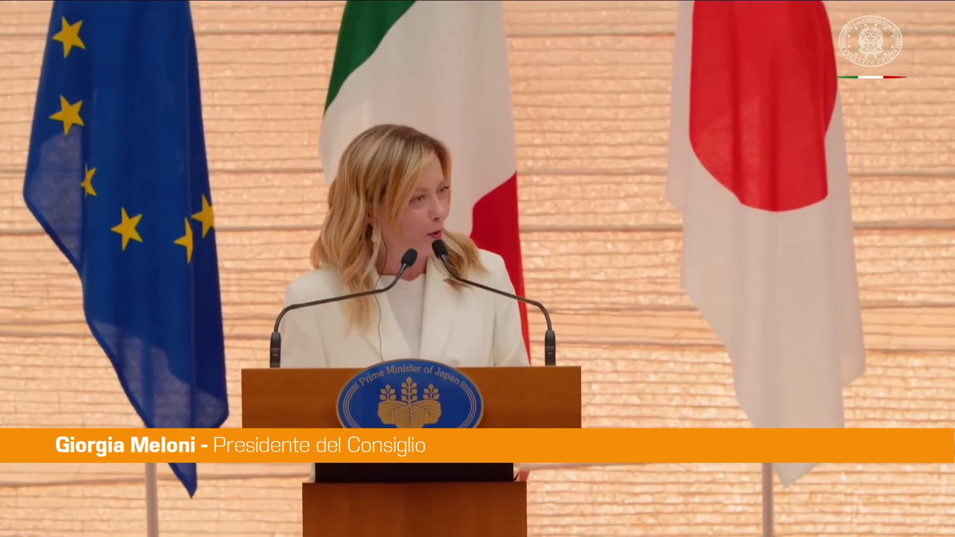 Meloni incontra Takaichi 