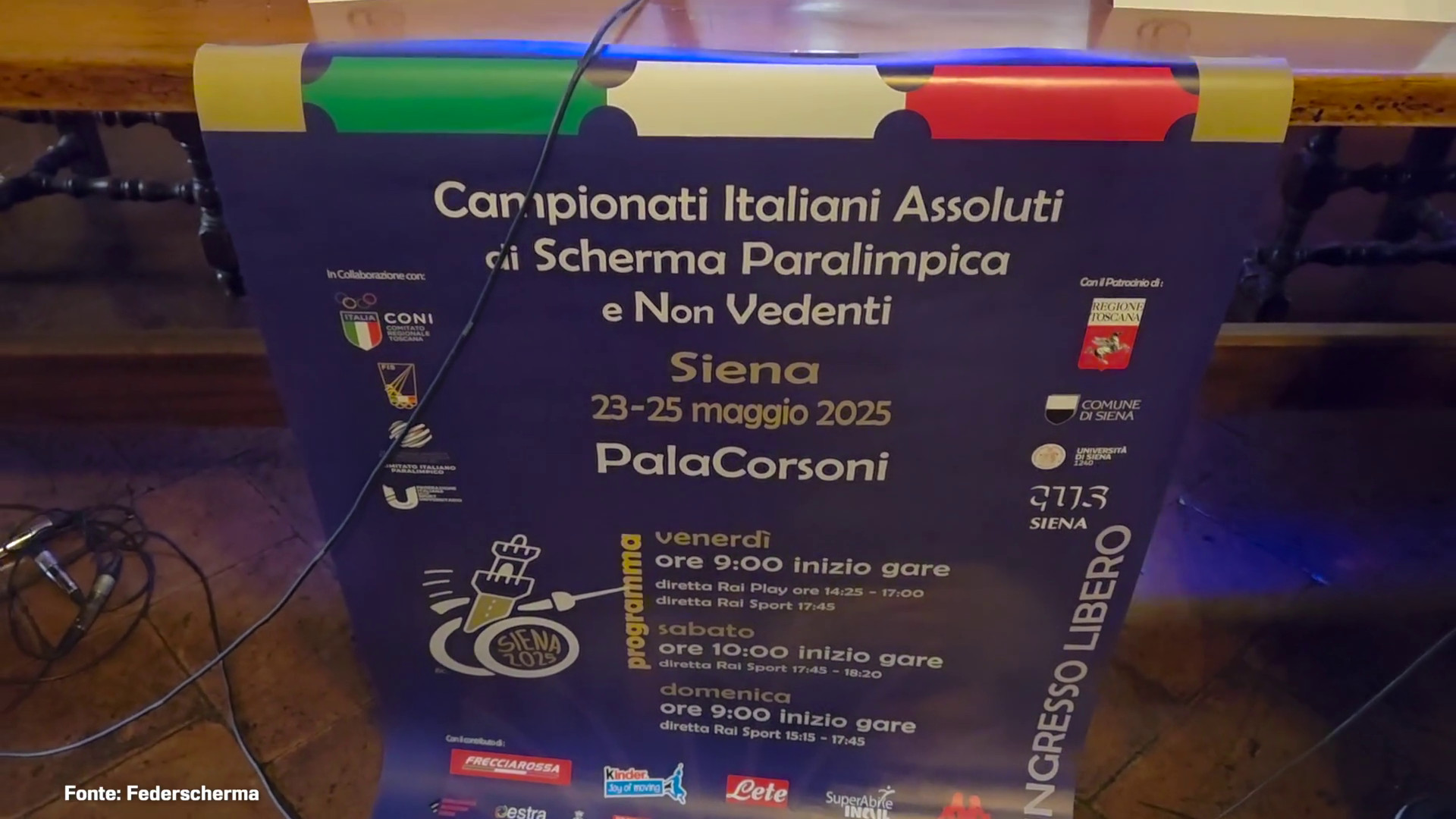 A Siena i Tricolori paralimpici di scherma 2025