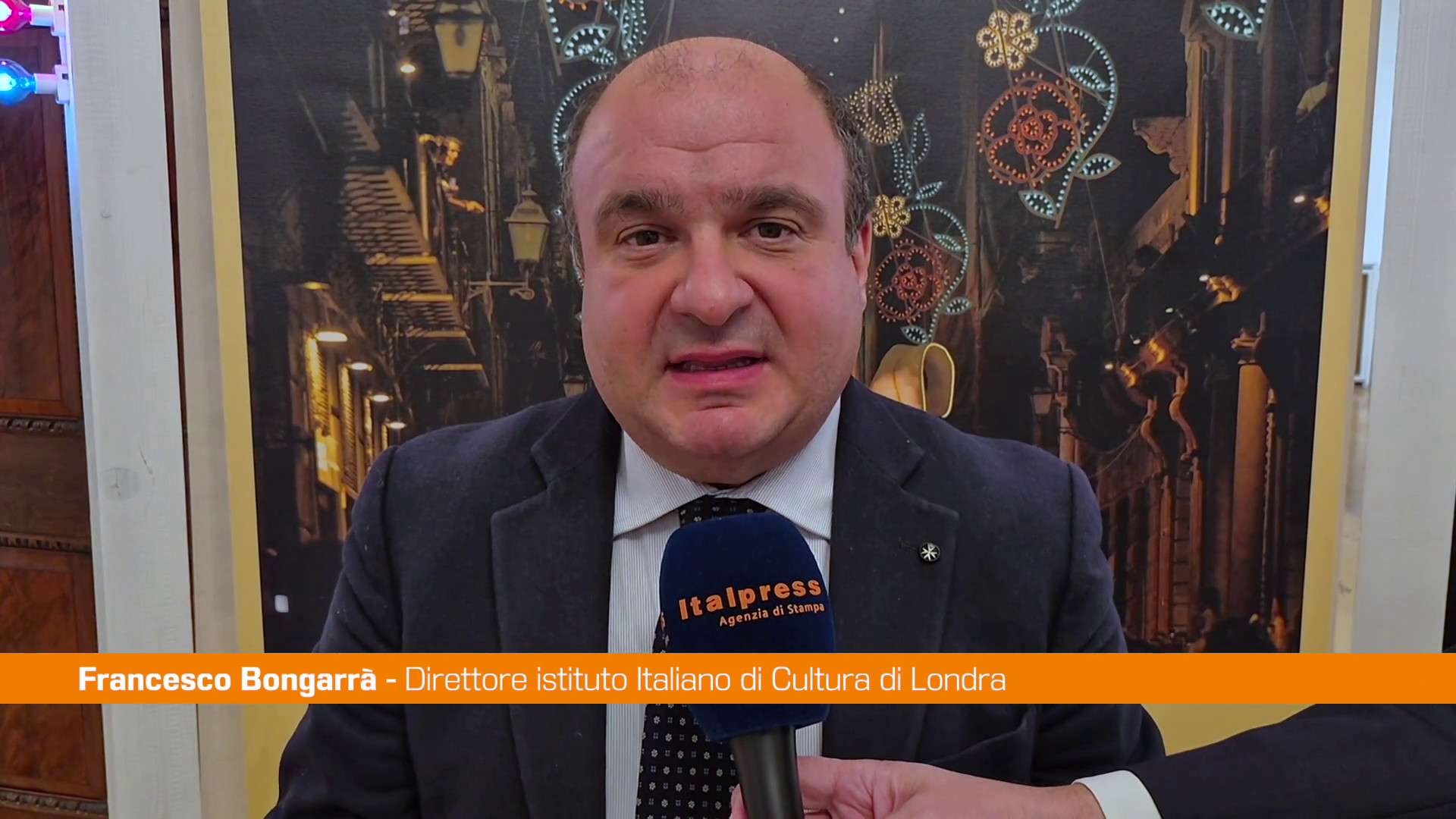 A Londra mostra Santa Rosalia, Bongarrà 