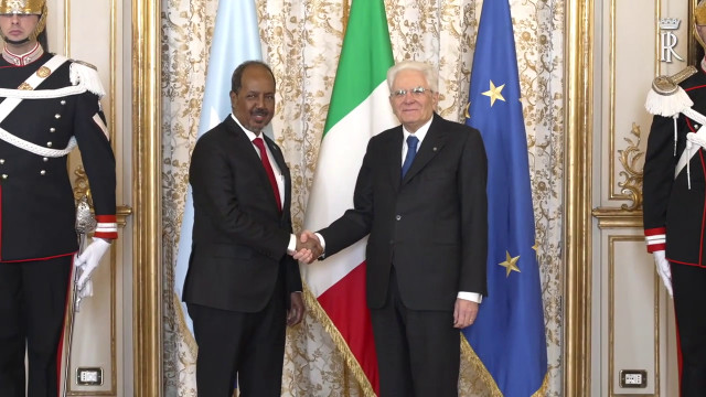 Mattarella incontra il presidente della Somalia