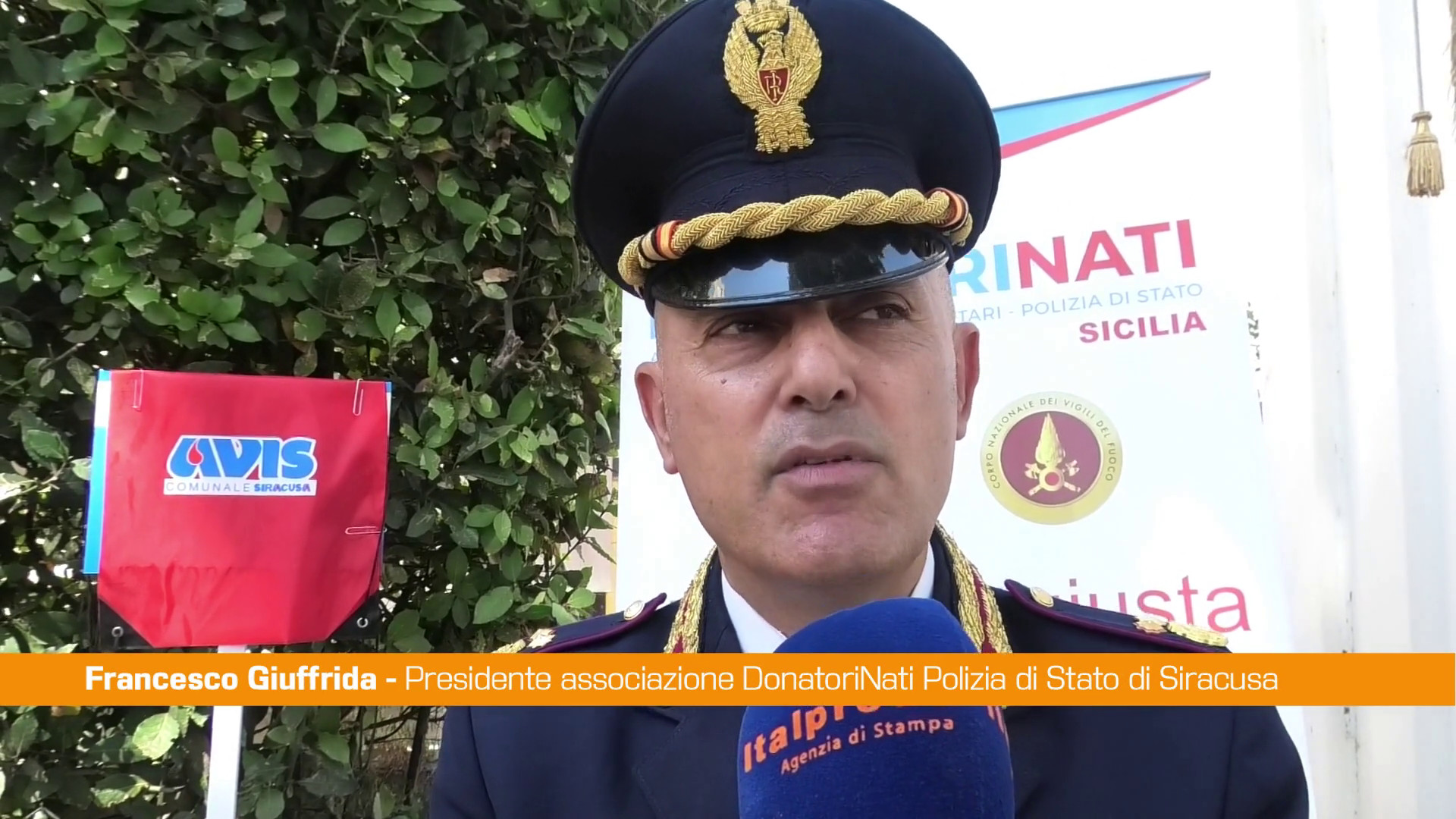Siracusa, la Polizia di Stato sostiene la donazione di sangue