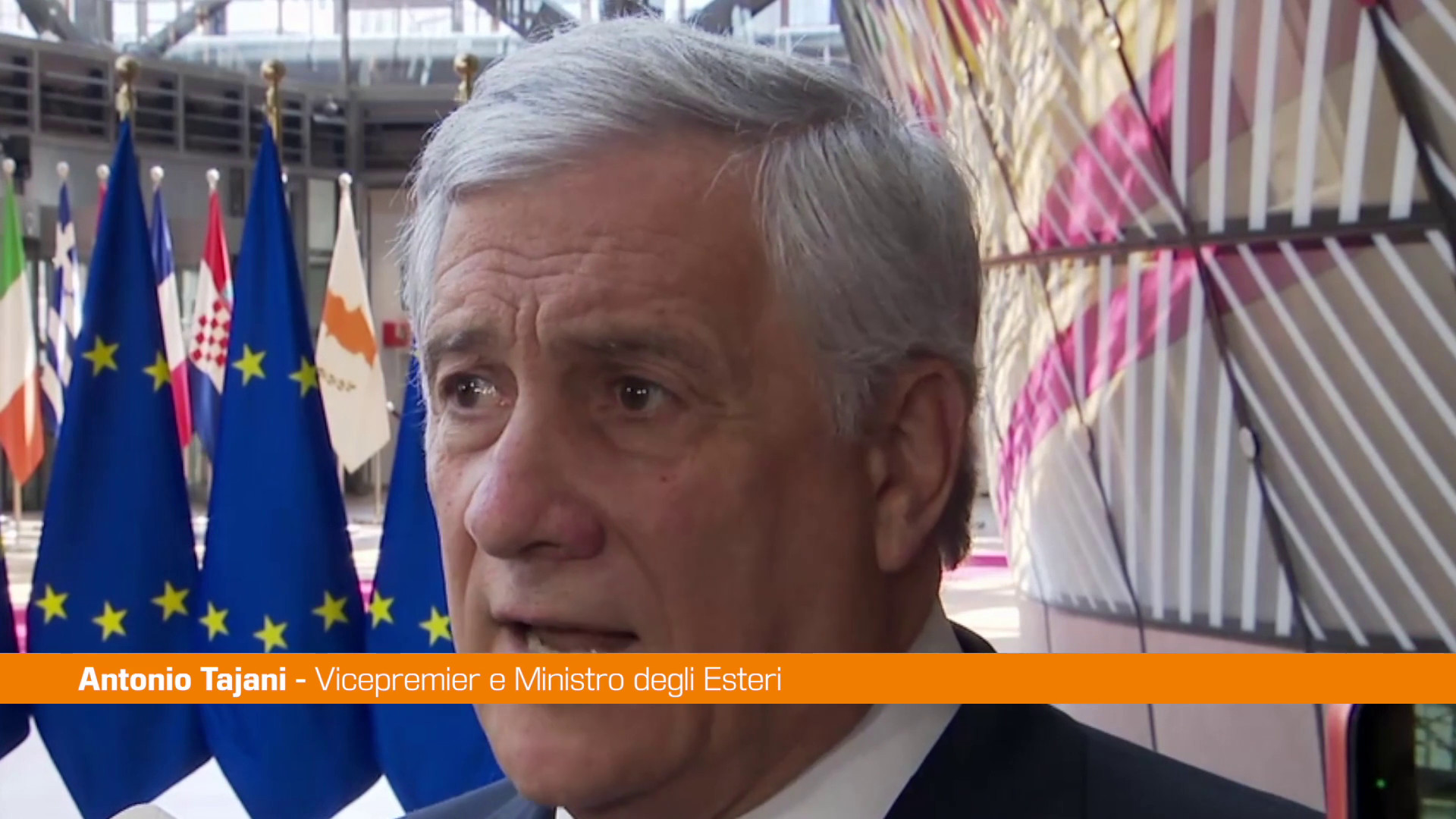 Medio Oriente, Tajani 