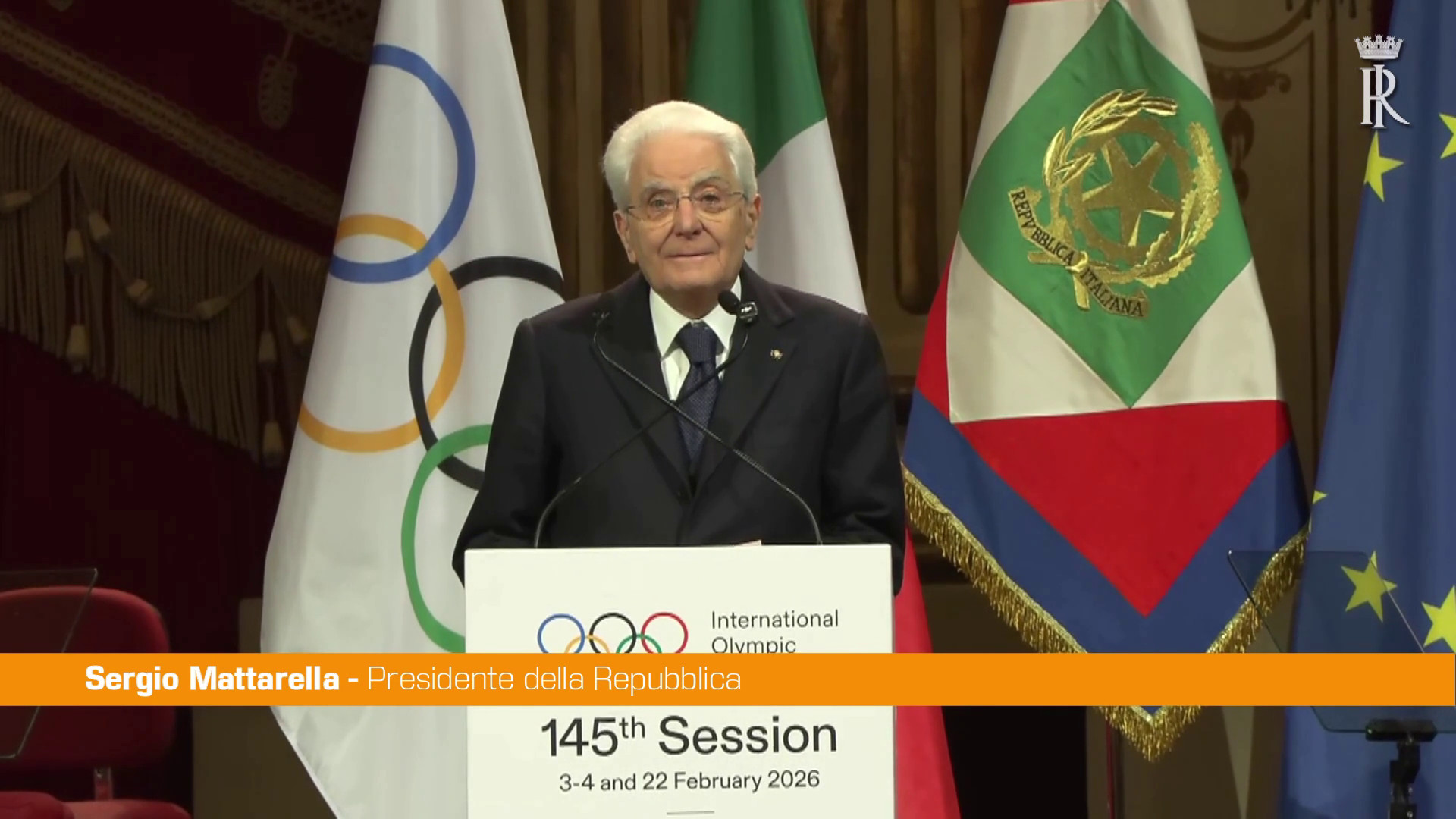 Milano-Cortina 2026, Mattarella 