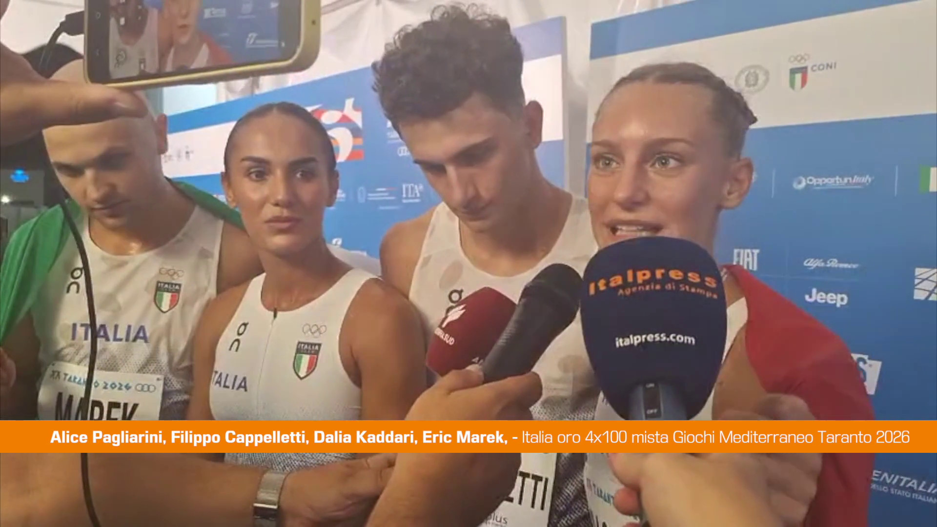 Giochi Mediterraneo, staffetta 4x100 mista d'oro 