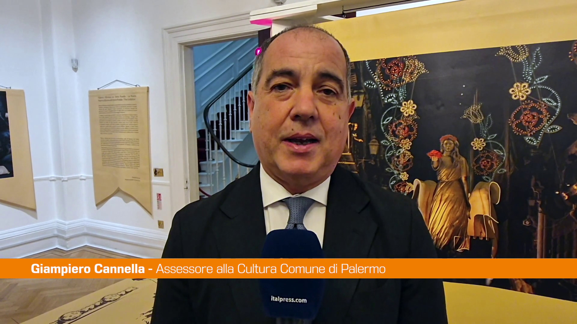 A Londra mostra Santa Rosalia, Cannella 