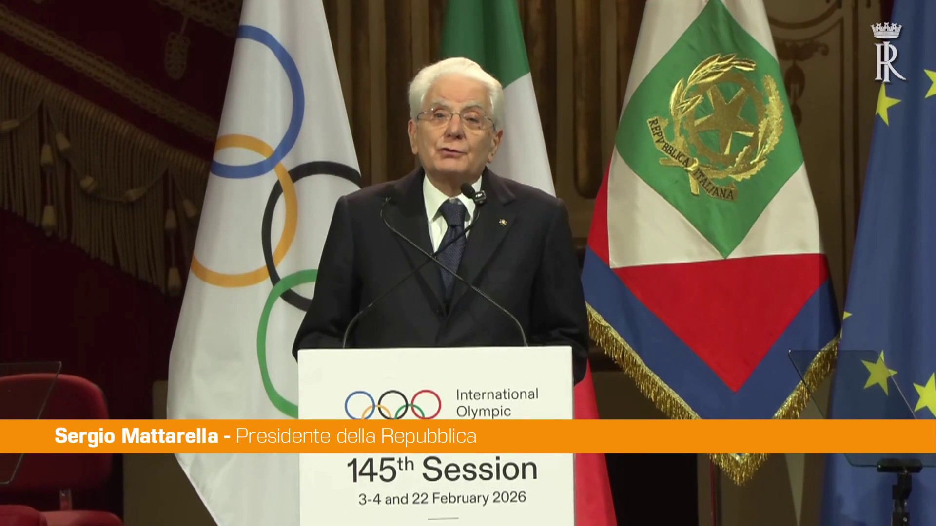 Milano-Cortina 2026, Mattarella 