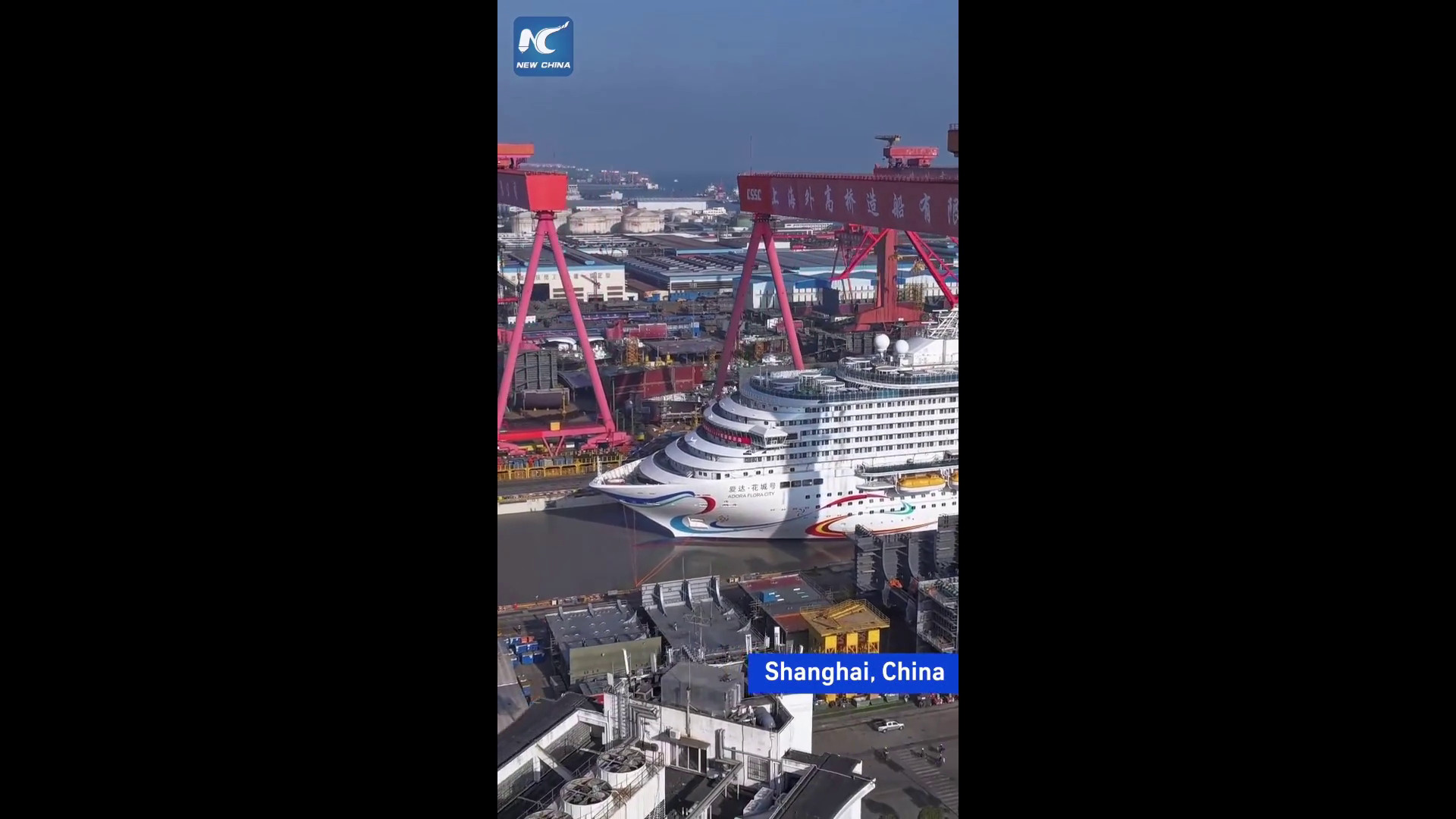 Varata la seconda grande nave da crociera costruita in Cina