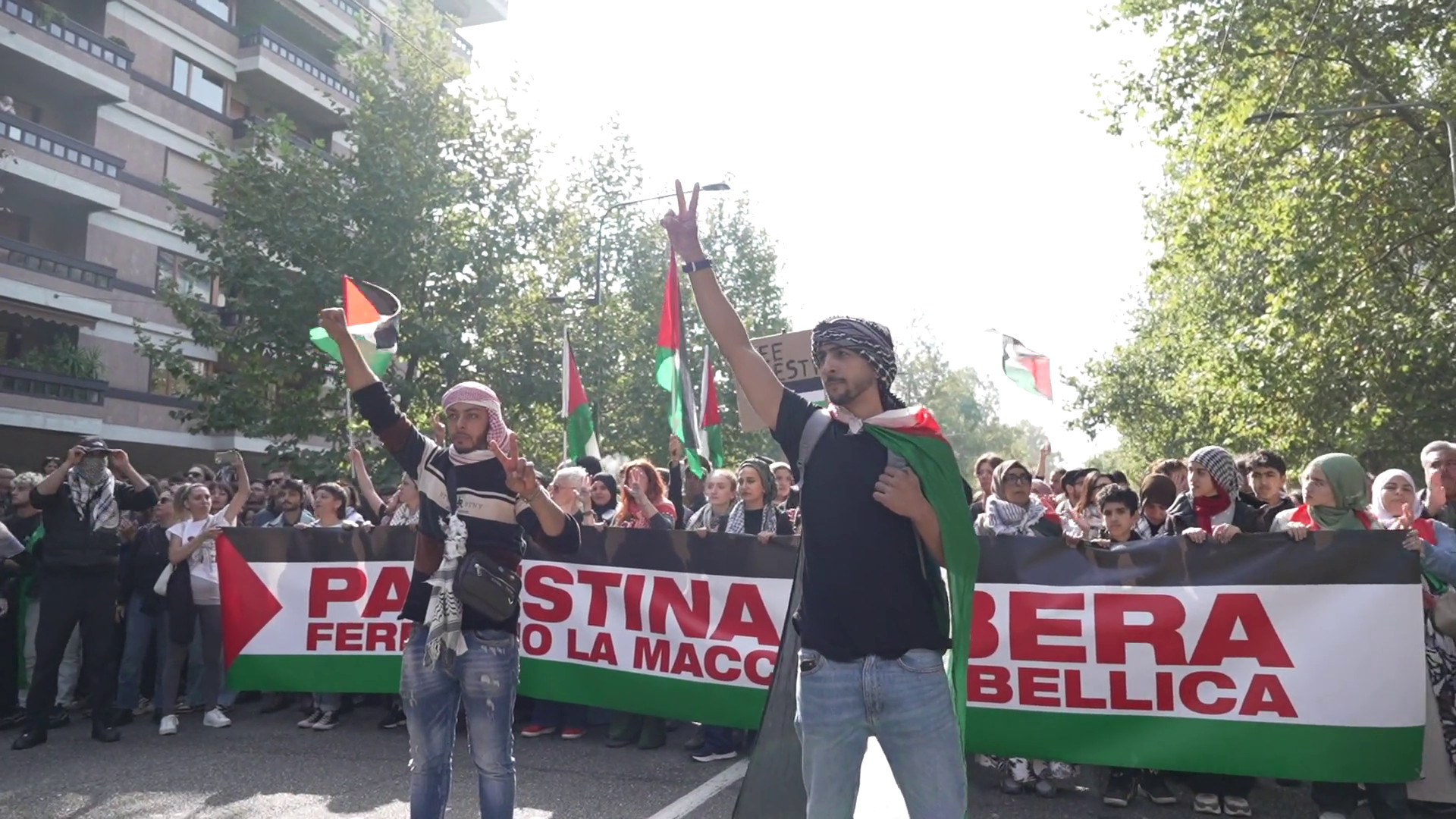 Milano scende in piazza per Gaza, Cgil 