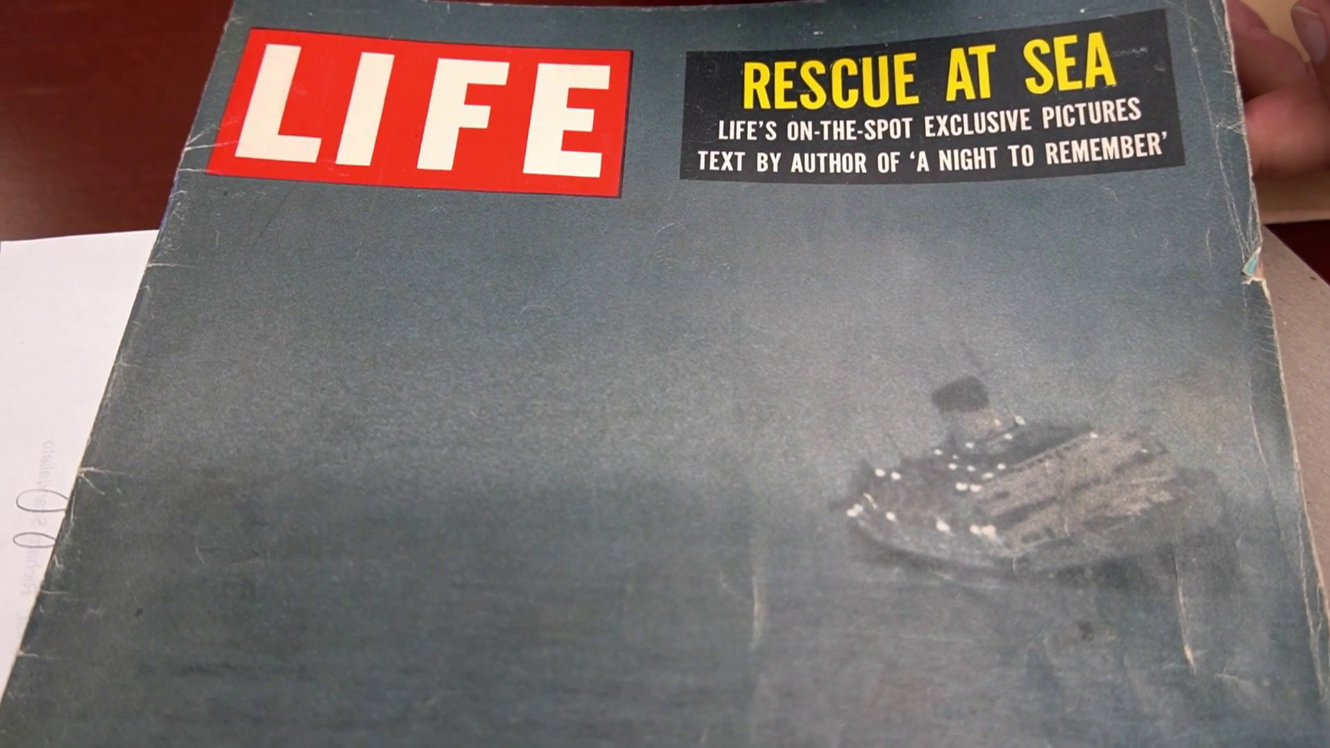 70 anni fa il naufragio dell'Andrea Doria. Un sopravvissuto 