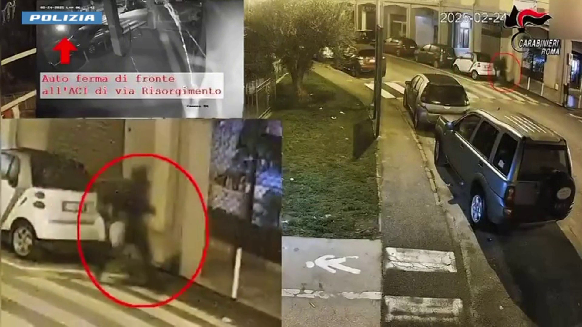 Attentati incendiari contro Carabinieri e Polizia nel Lazio,un arresto