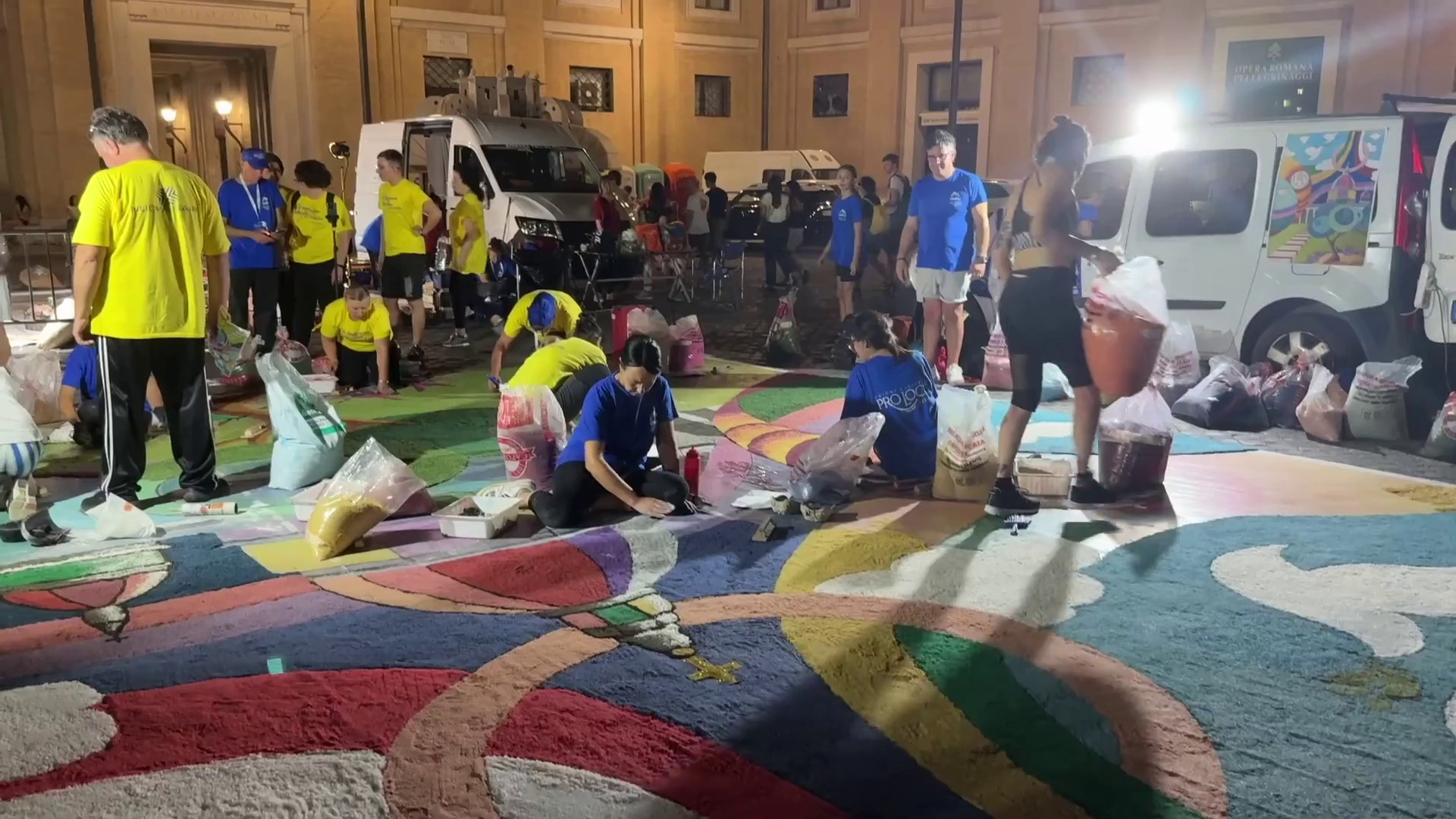 Giubileo, l'infiorata delle Pro Loco d'Italia colora piazza San Pietro