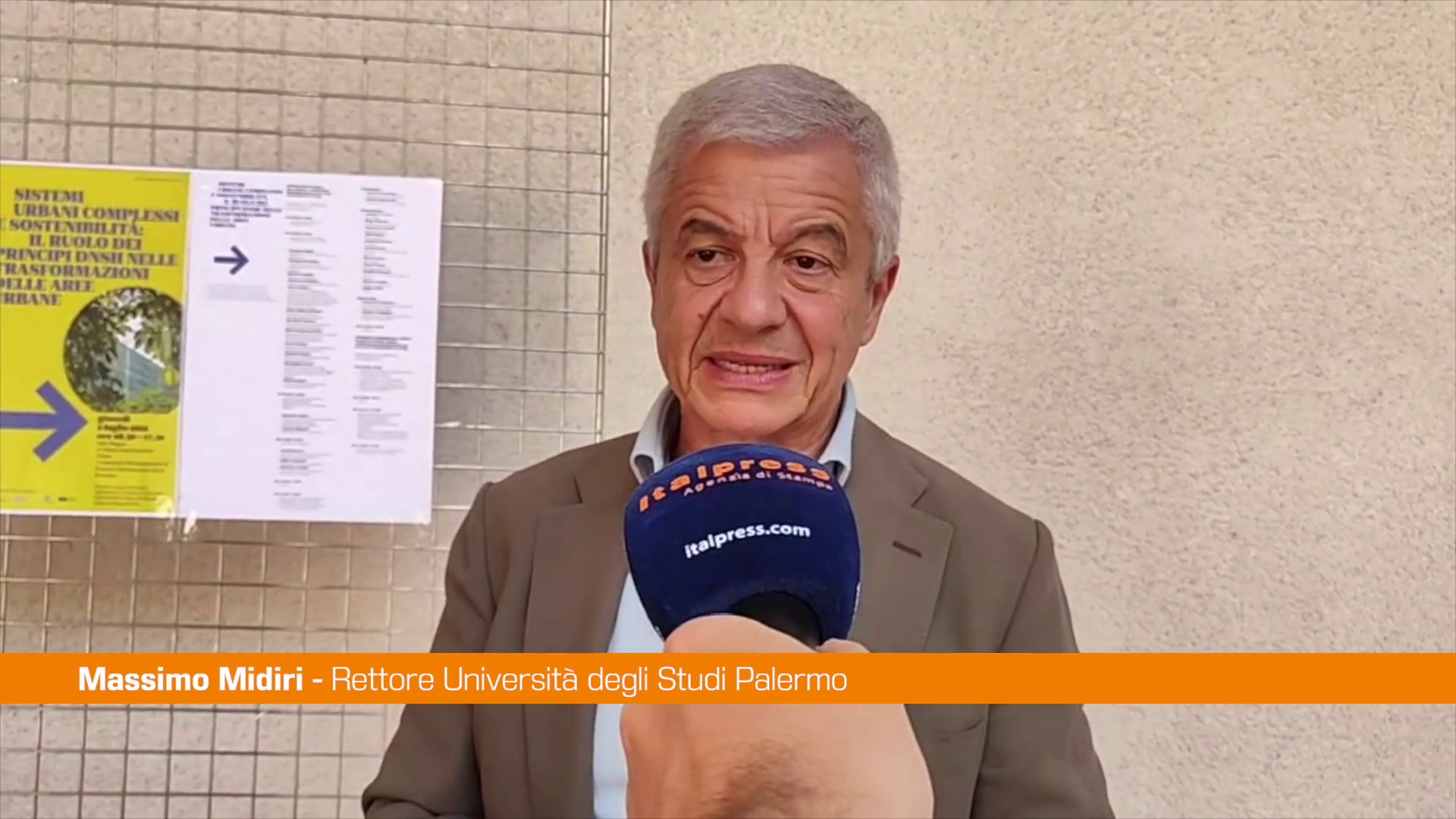 Università Palermo, Rettore Midiri 