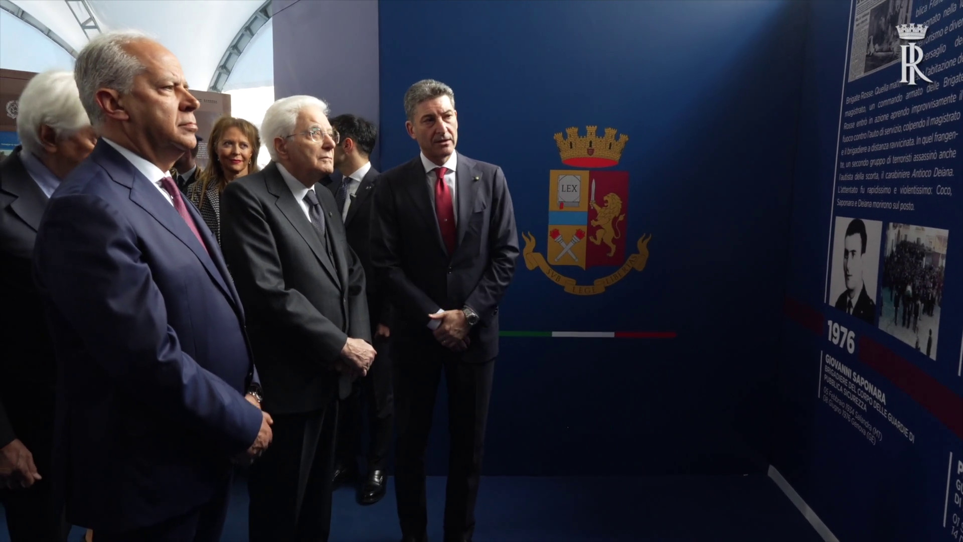 Mattarella visita lo Spazio della Legalità