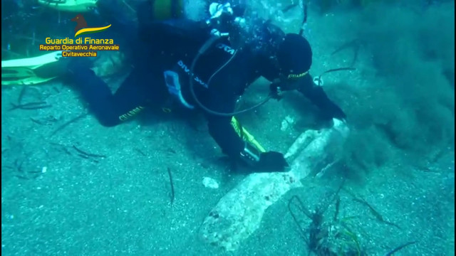 Importante scoperta archeologica nelle acque dell'Isola di Ventotene