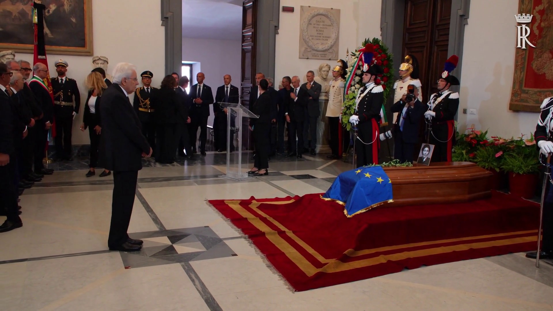 Mattarella alle Esequie di Stato di Emma Bonino, le immagini