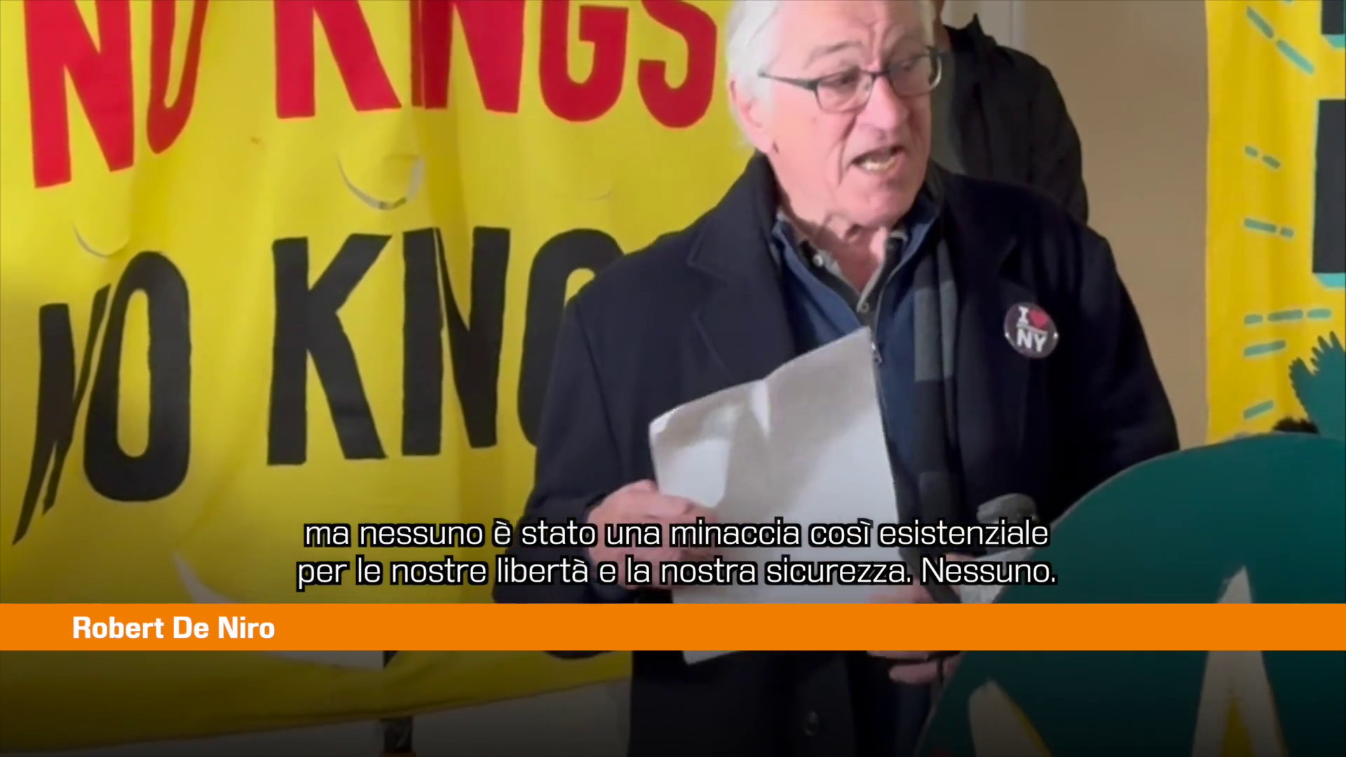 A New York Robert De Niro contro 