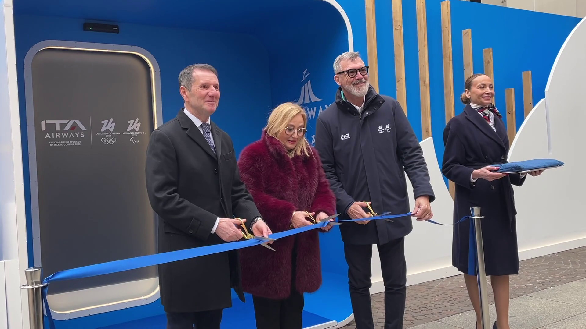 Ita Airways celebra i Giochi con lo showcasing 