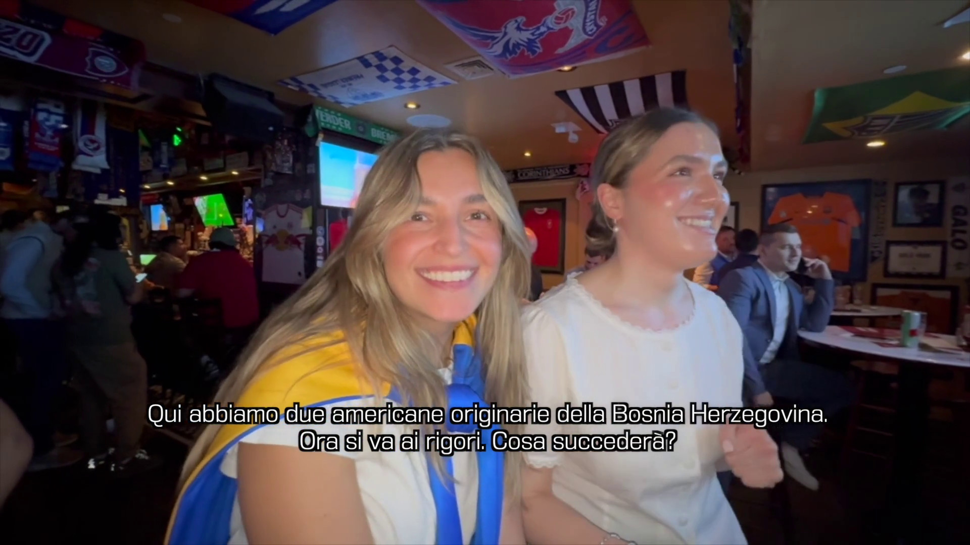 Bosnia-Italia vista al Legends NYC tra i tifosi di entrambe le nazionali