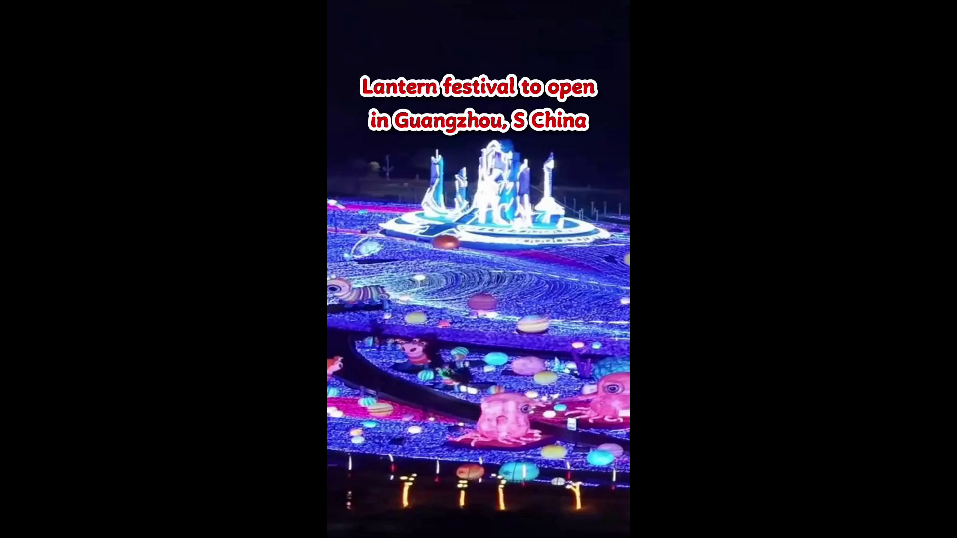 Festival delle lanterne a Guangzhou apre festeggiamenti per Capodanno cinese