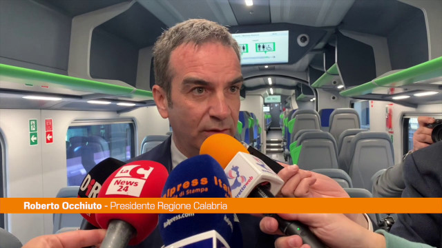 Occhiuto “Con nuovo treno Blues avviato rinnovamento in Calabria”