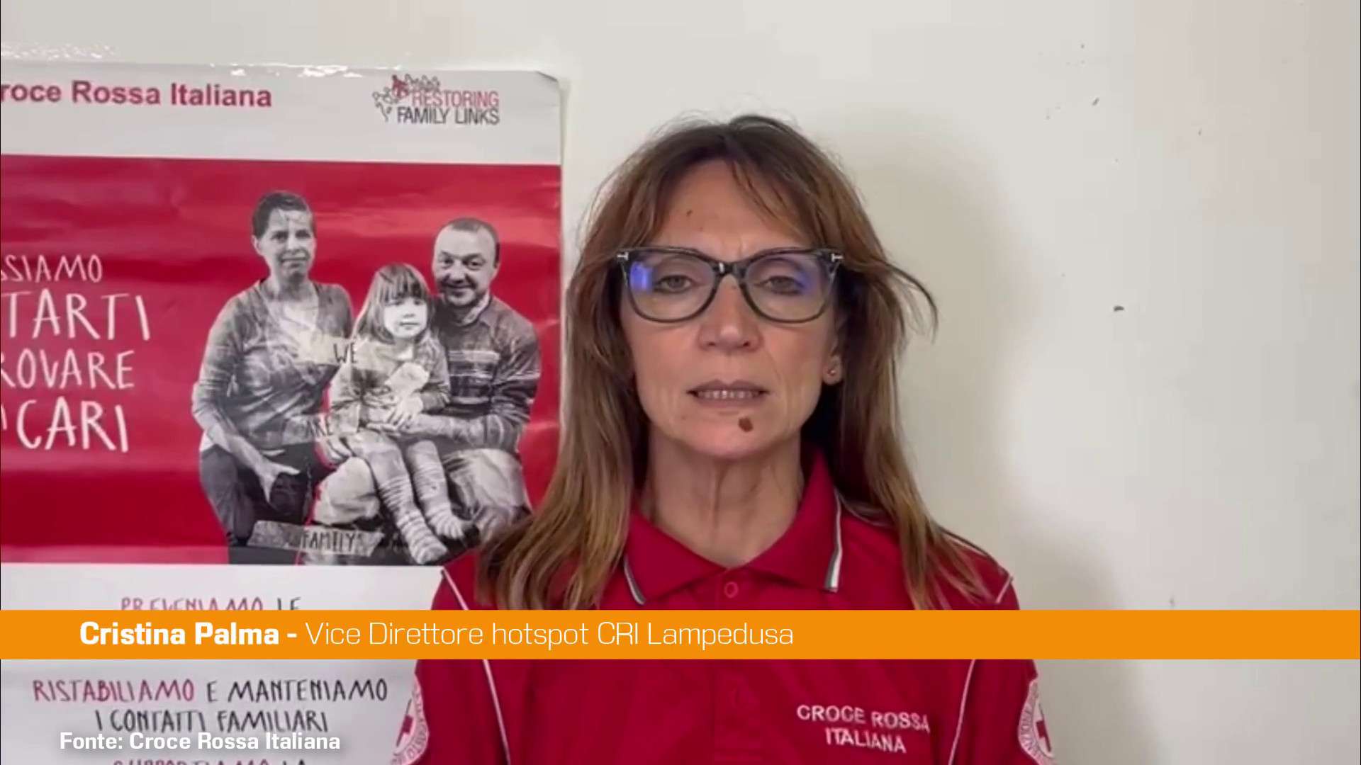 Naufragio Lampedusa, Croce Rossa