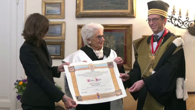 Dall'Alma Mater di Bologna laurea honoris causa a Liliana Segre