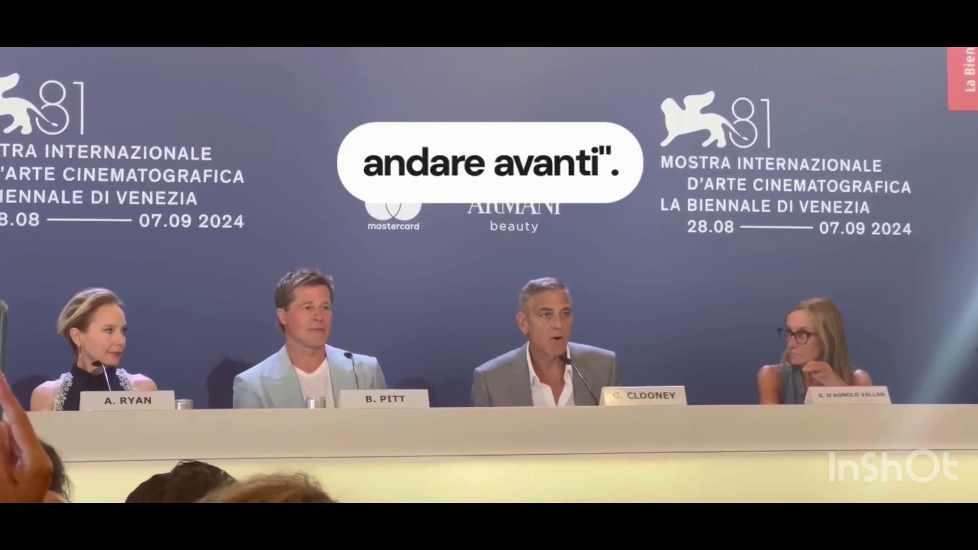 Clooney a Venezia con Pitt 