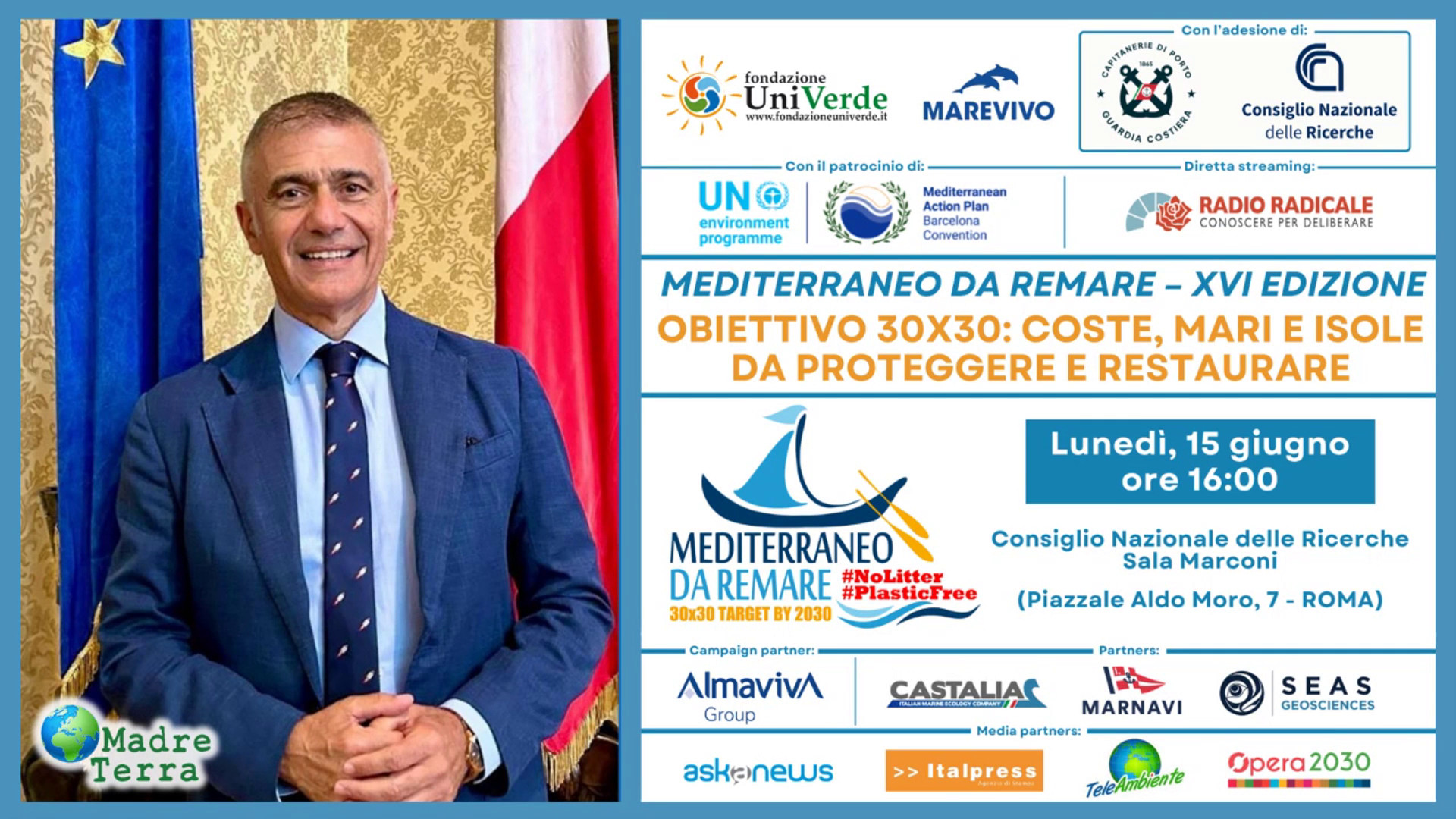 Madre Terra - Mediterraneo da remare 2026 