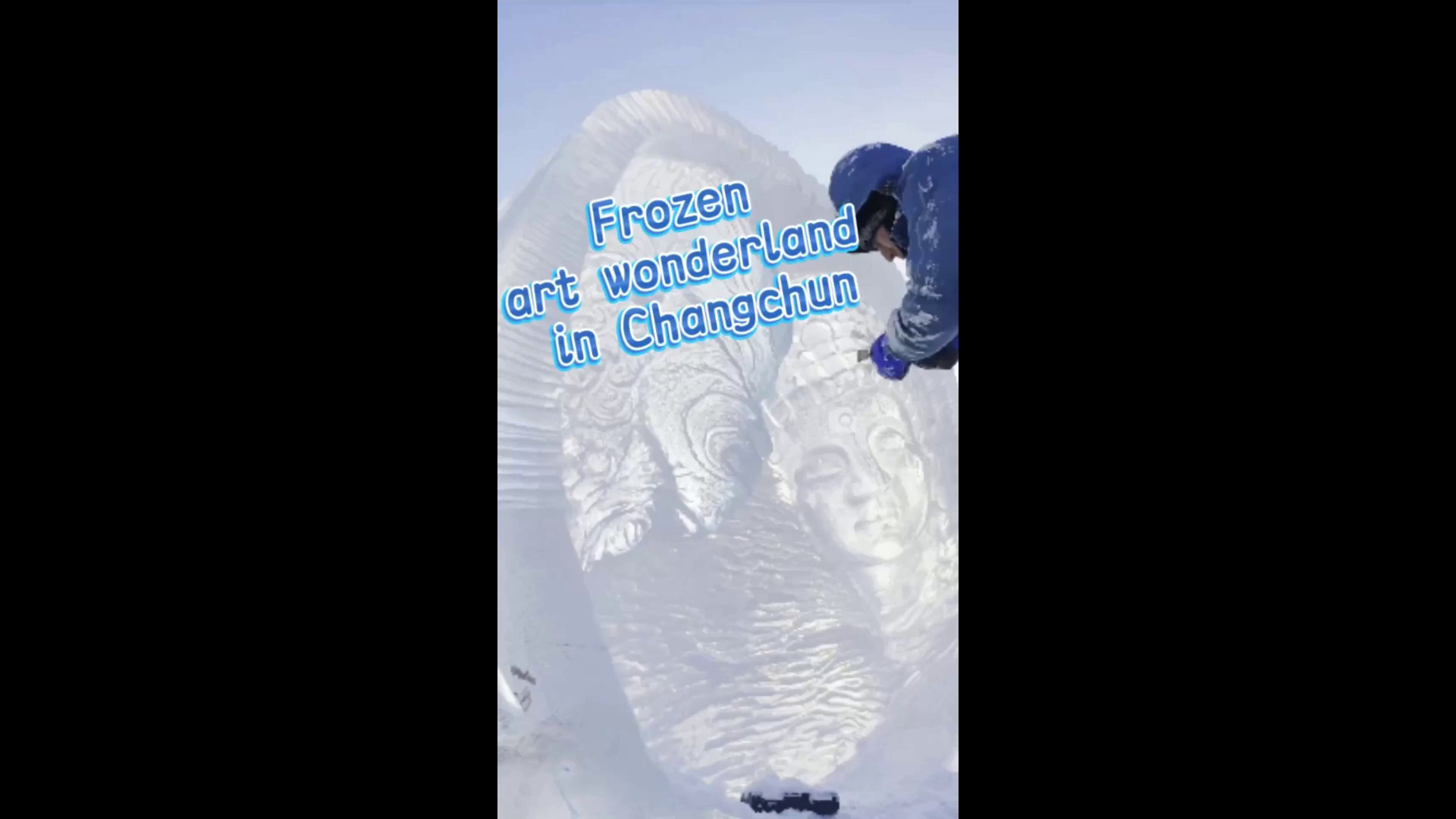 Cina: artisti del ghiaccio svelano un mondo incantato a Changchun