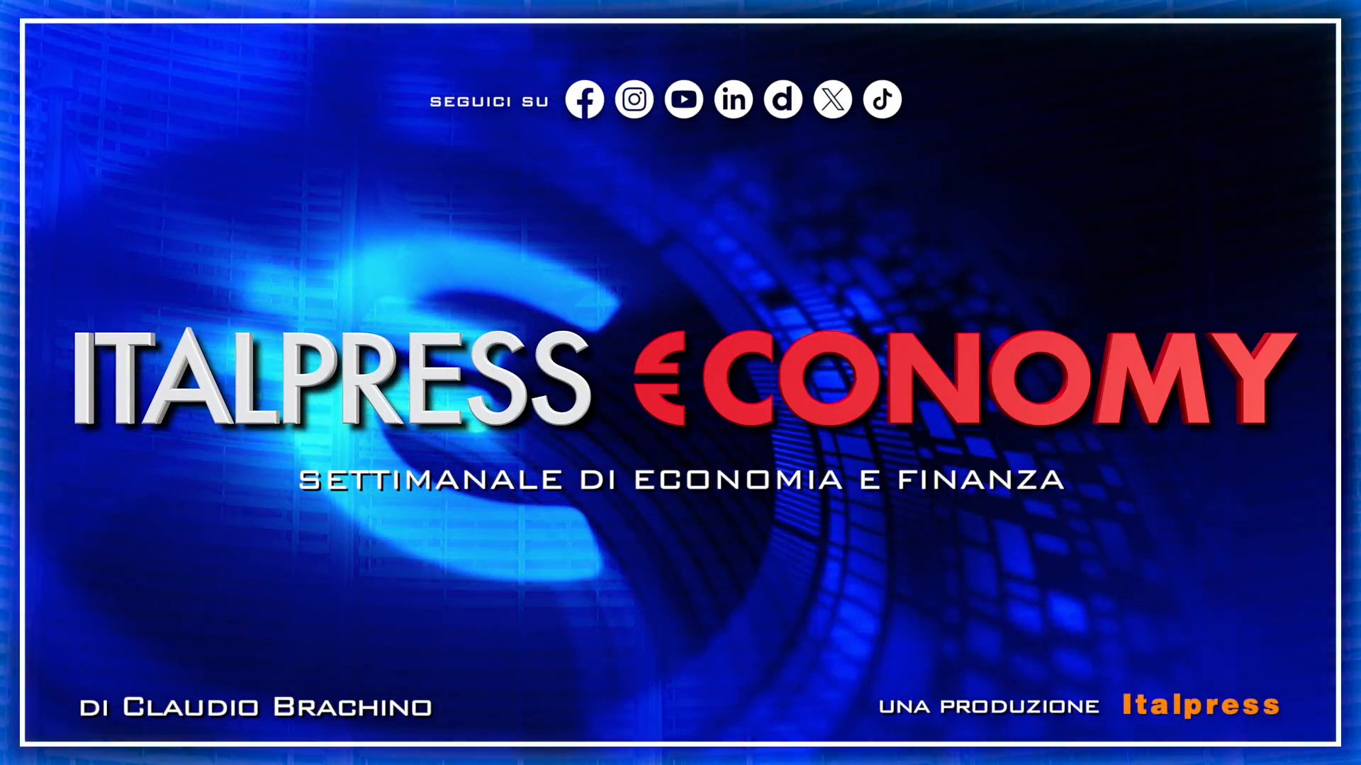 Italpress €conomy - Puntata del 25 settembre 2026