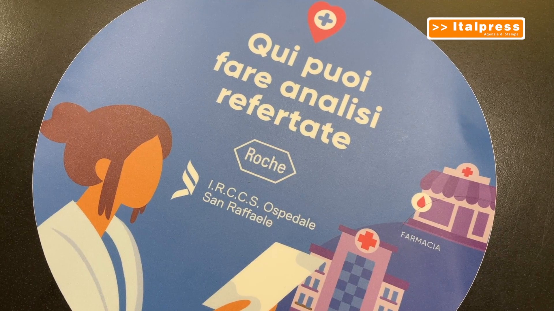 Roche e San Raffaele, analisi del sangue in farmacia con referti in tempo reale