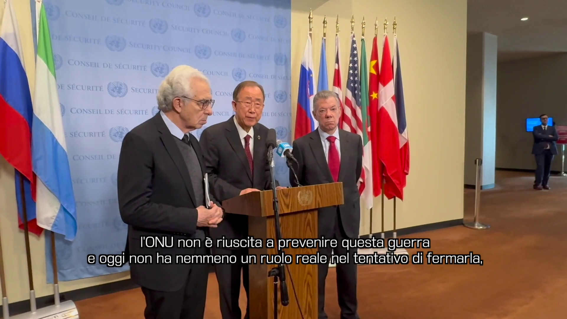 Guerra Russia-Ucraina e oltre, Ban Ki-moon e Santos sul fallimento dell'Onu