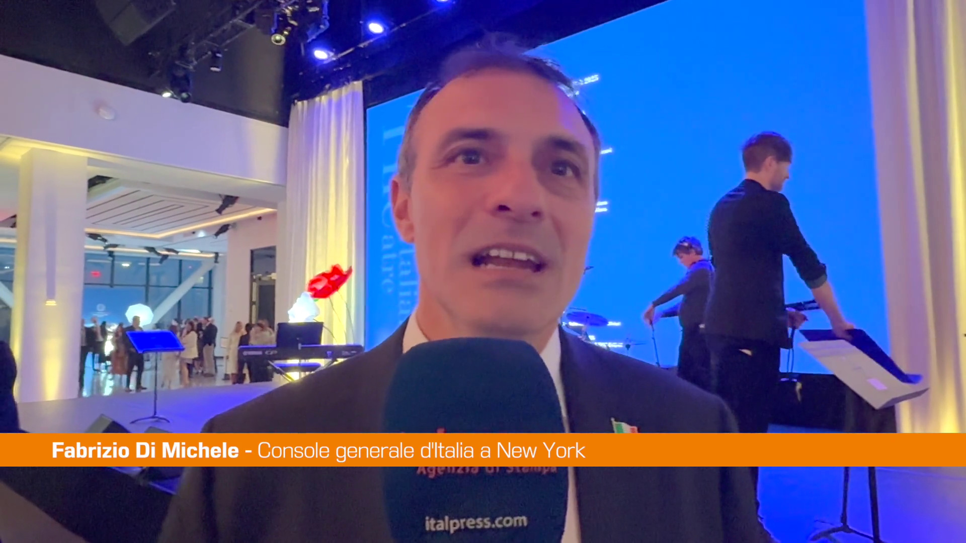 Festa Repubblica a New York, Di Michele 