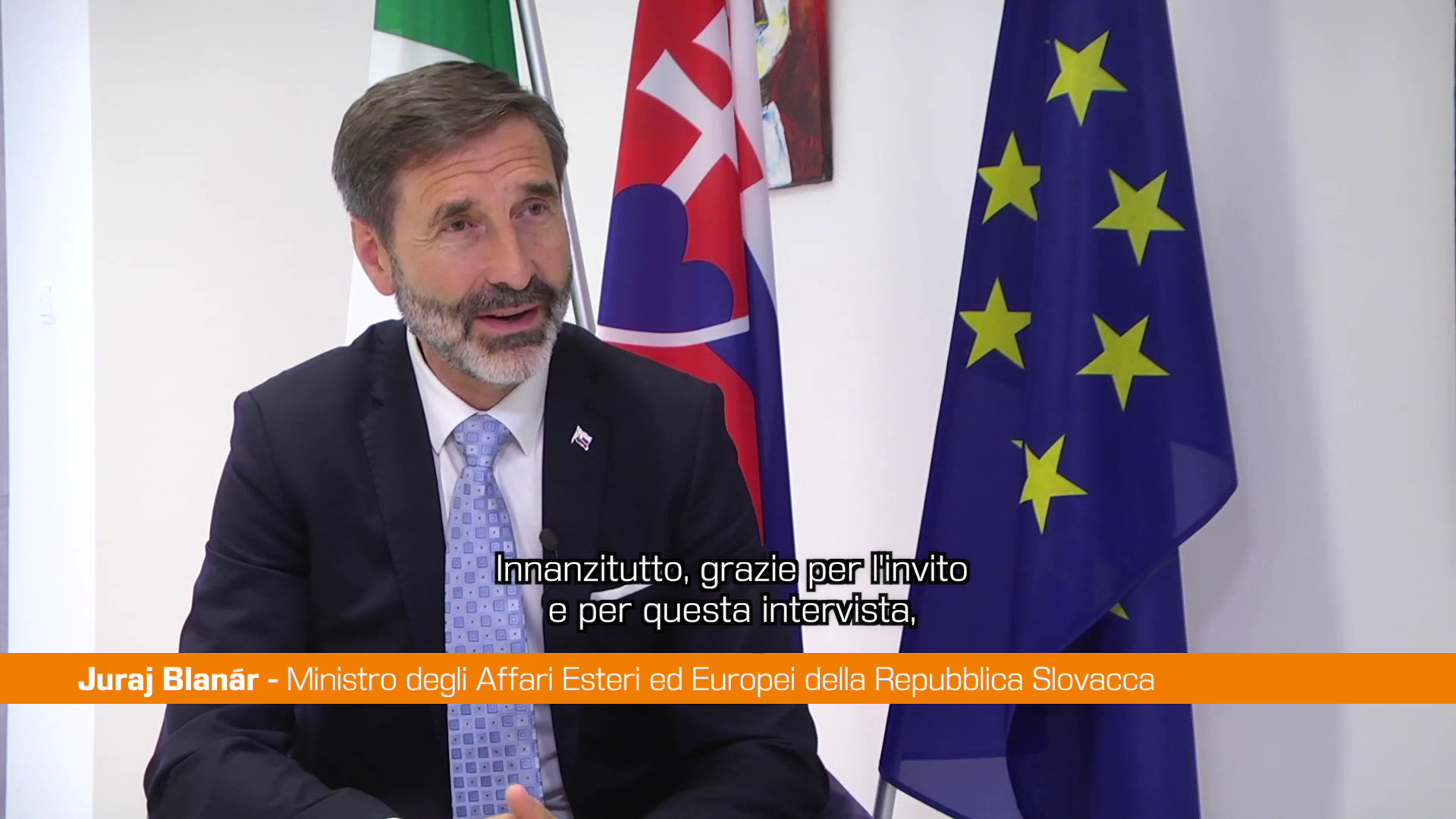 Slovacchia, Ministro Esteri Blanár 