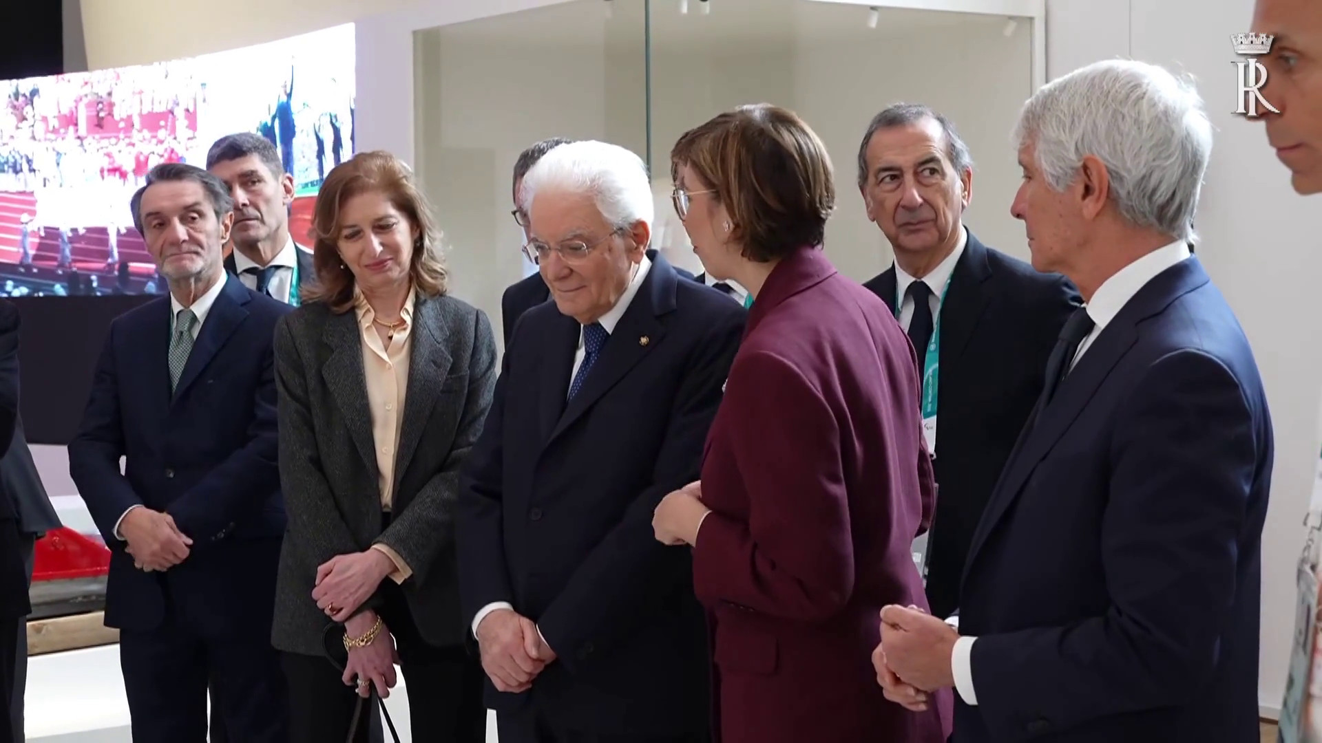 Mattarella visita la mostra Musa a Milano