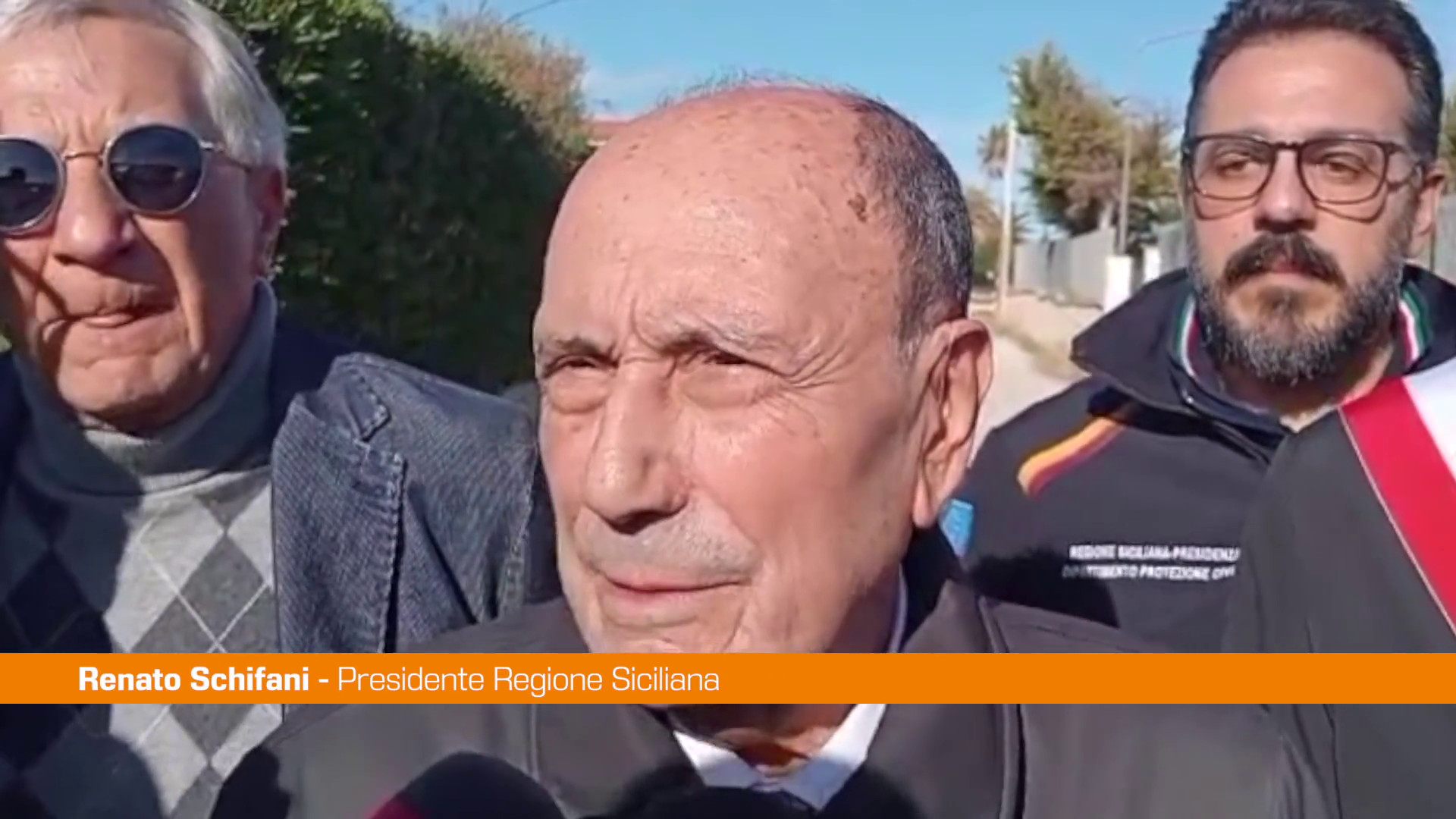 Schifani a Siracusa per un sopralluogo dopo danni per il maltempo