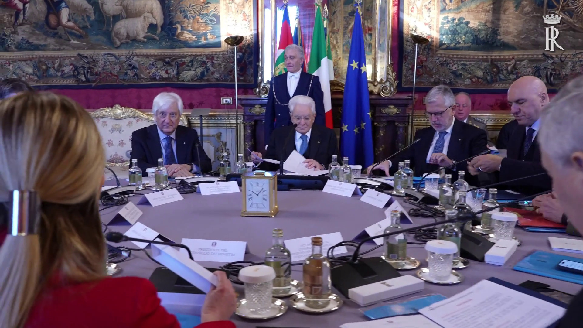 Al Quirinale il Consiglio Supremo di Difesa convocato dal presidente Mattarella