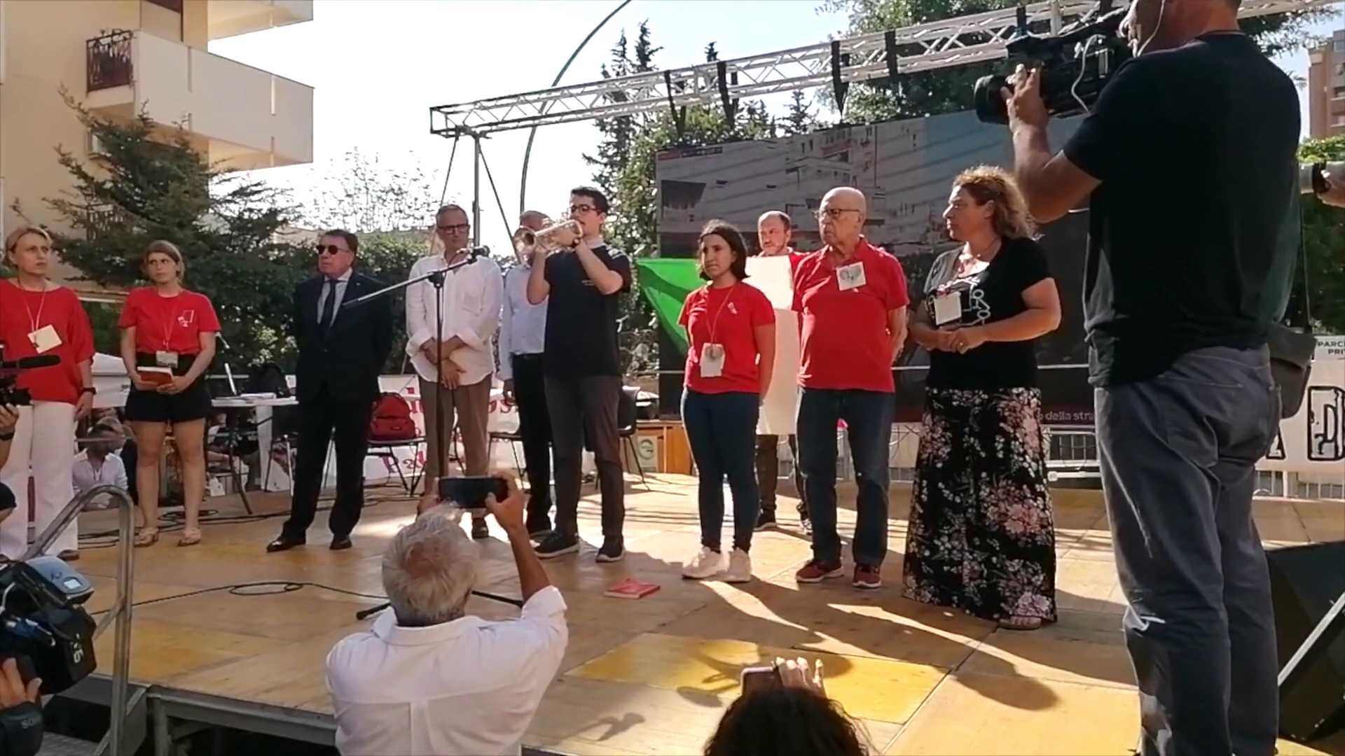 In via D’Amelio a Palermo minuto di silenzio in memoria di Borsellino