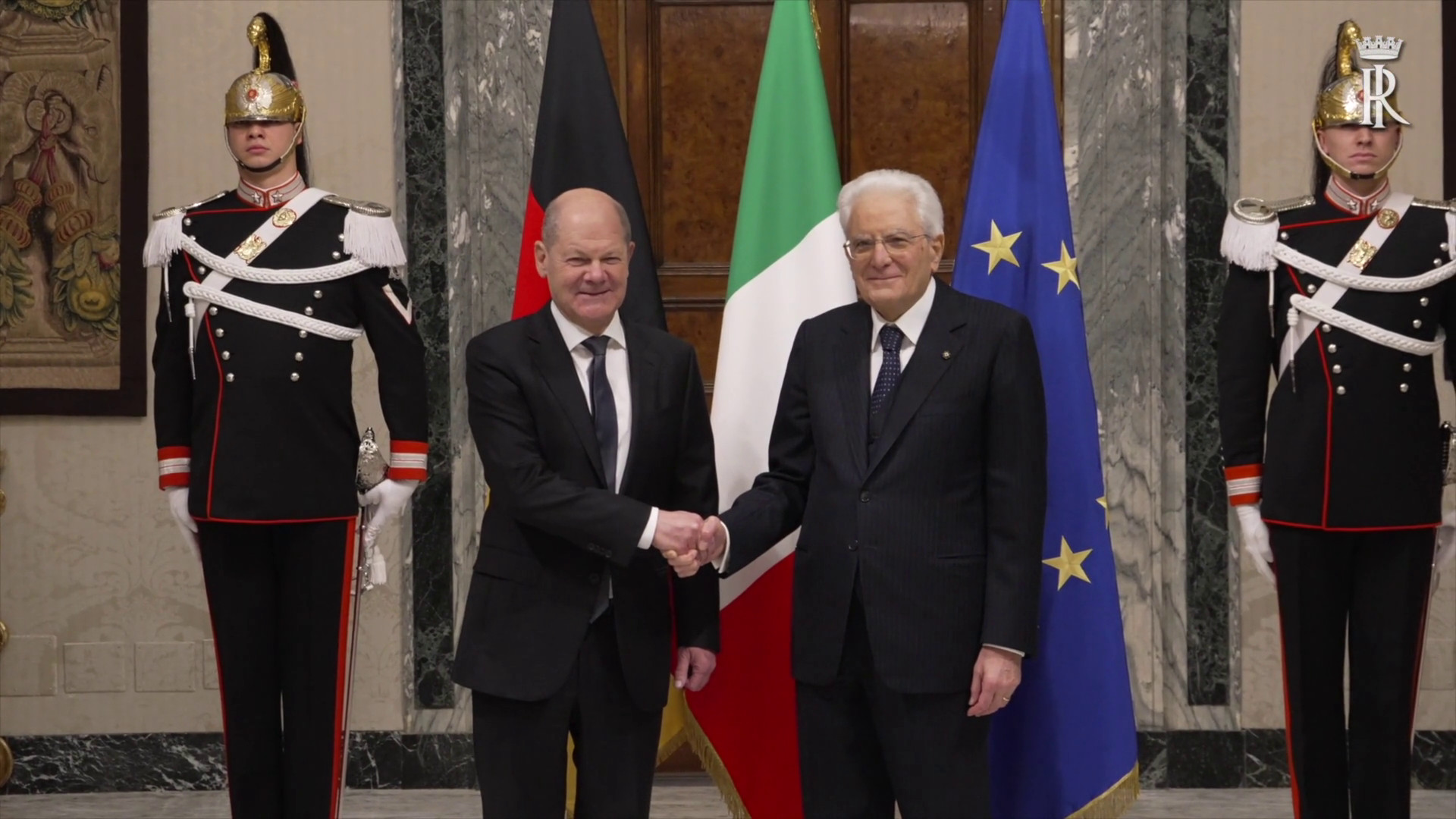 Mattarella a Scholz 
